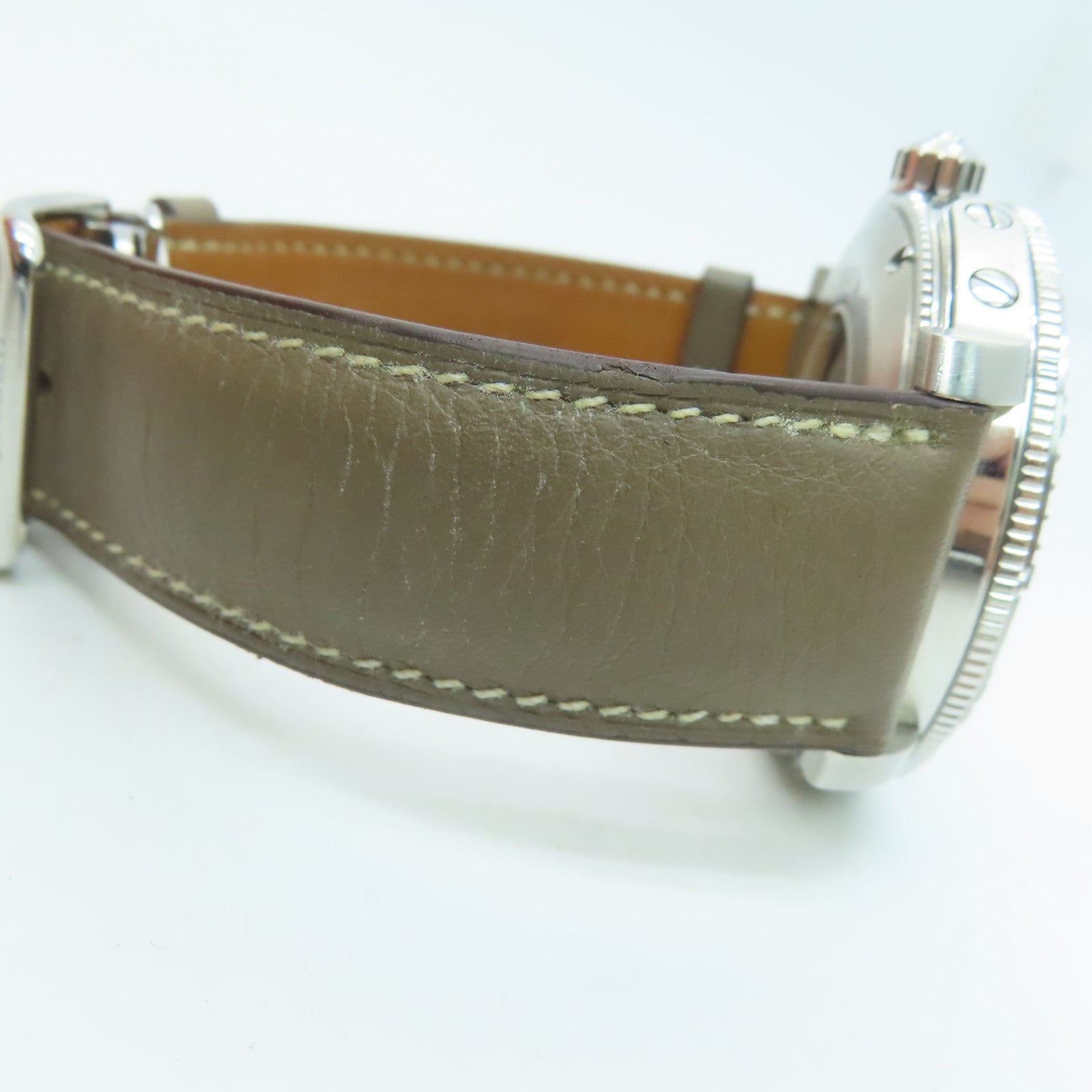 HERMES Clipper Spor Watch43mm不锈钢皮带手表自动机芯啡色