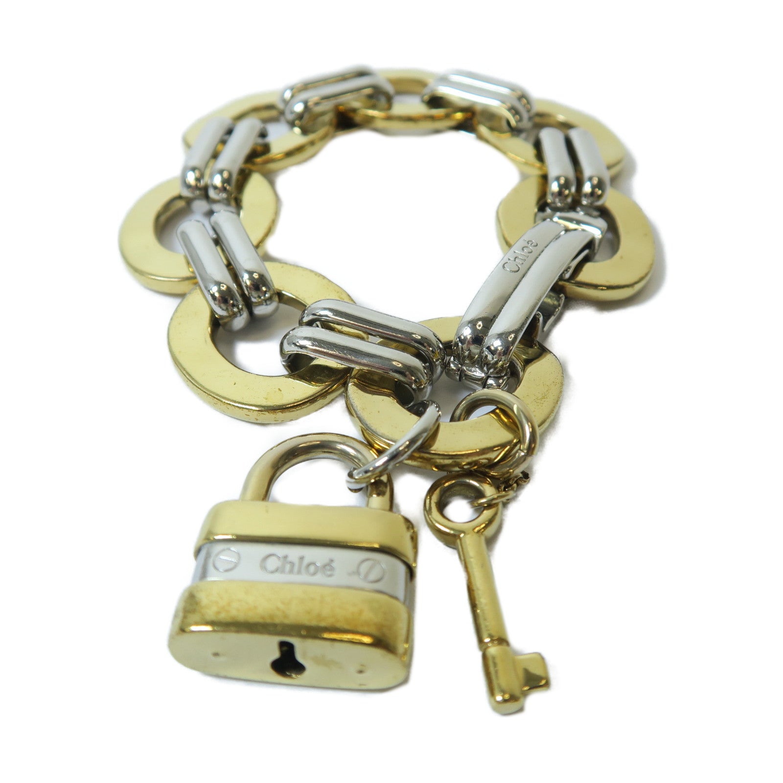 Chloe 金屬Bracelet手鏈金色/銀色#16cm