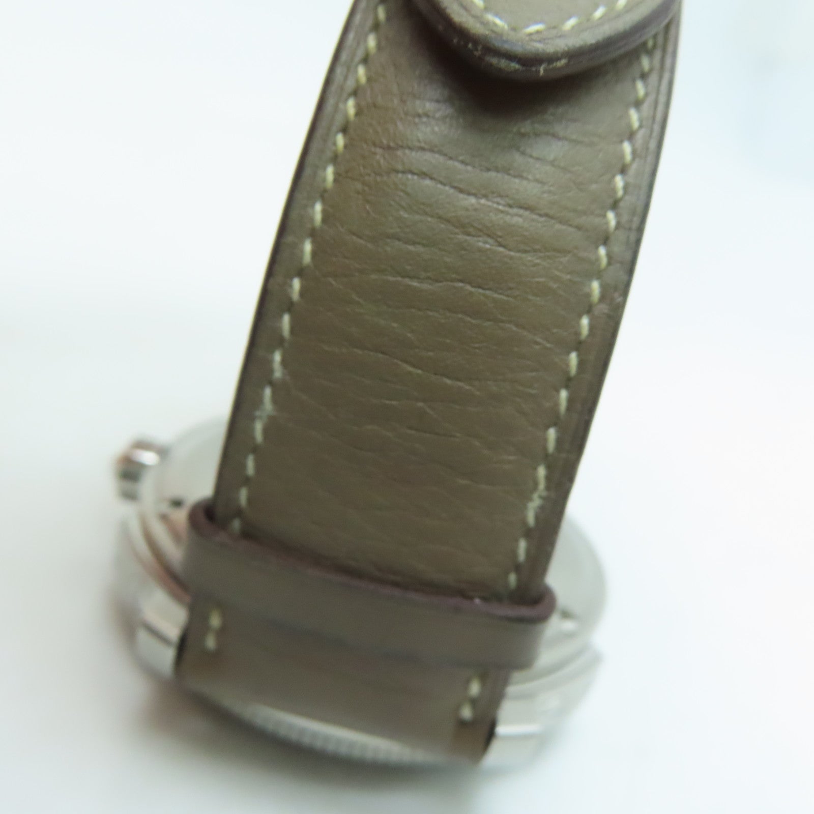 HERMES Clipper Spor Watch43mm不锈钢皮带手表自动机芯啡色