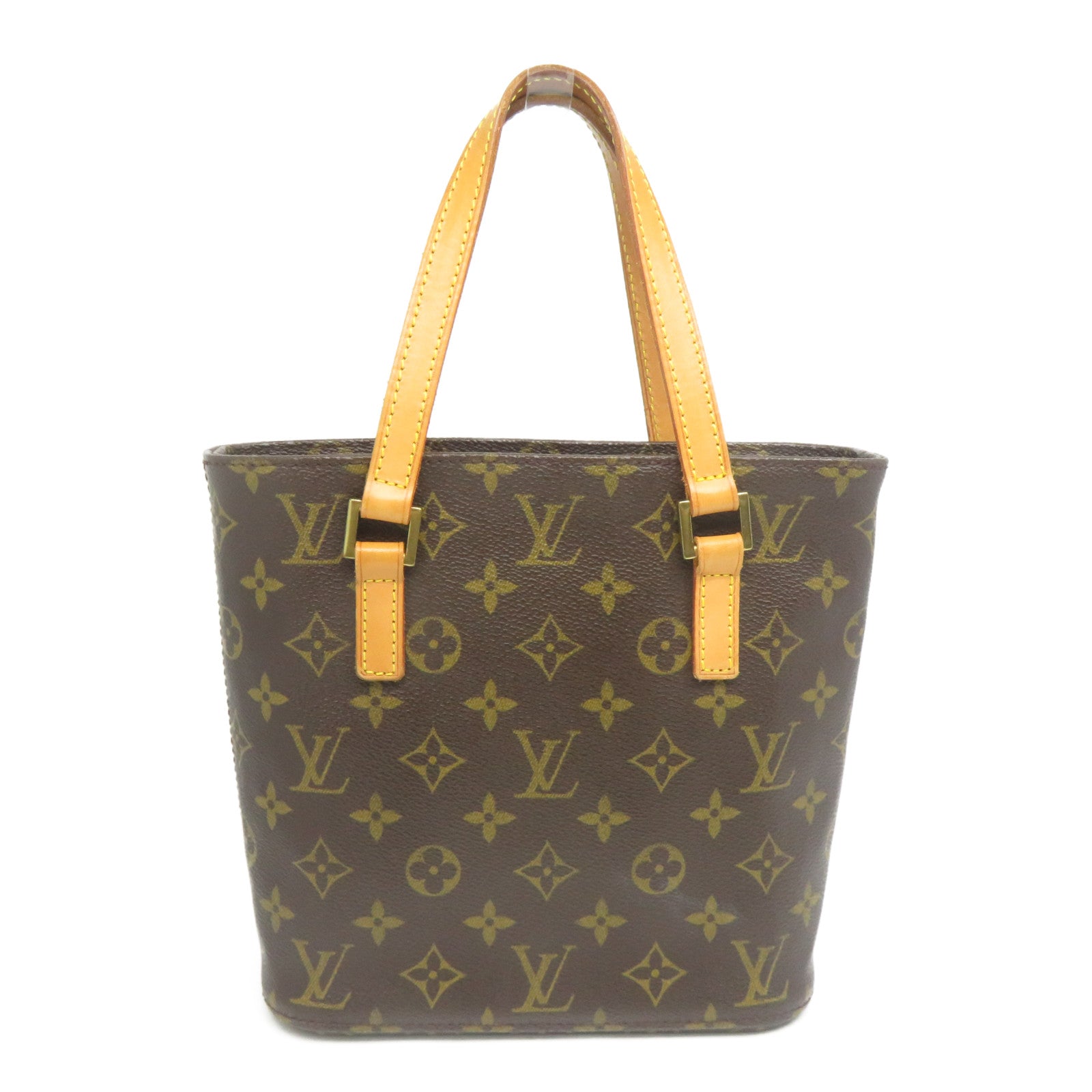 LOUIS VUITTON Monogram Vavin PM金扣手挽袋啡色