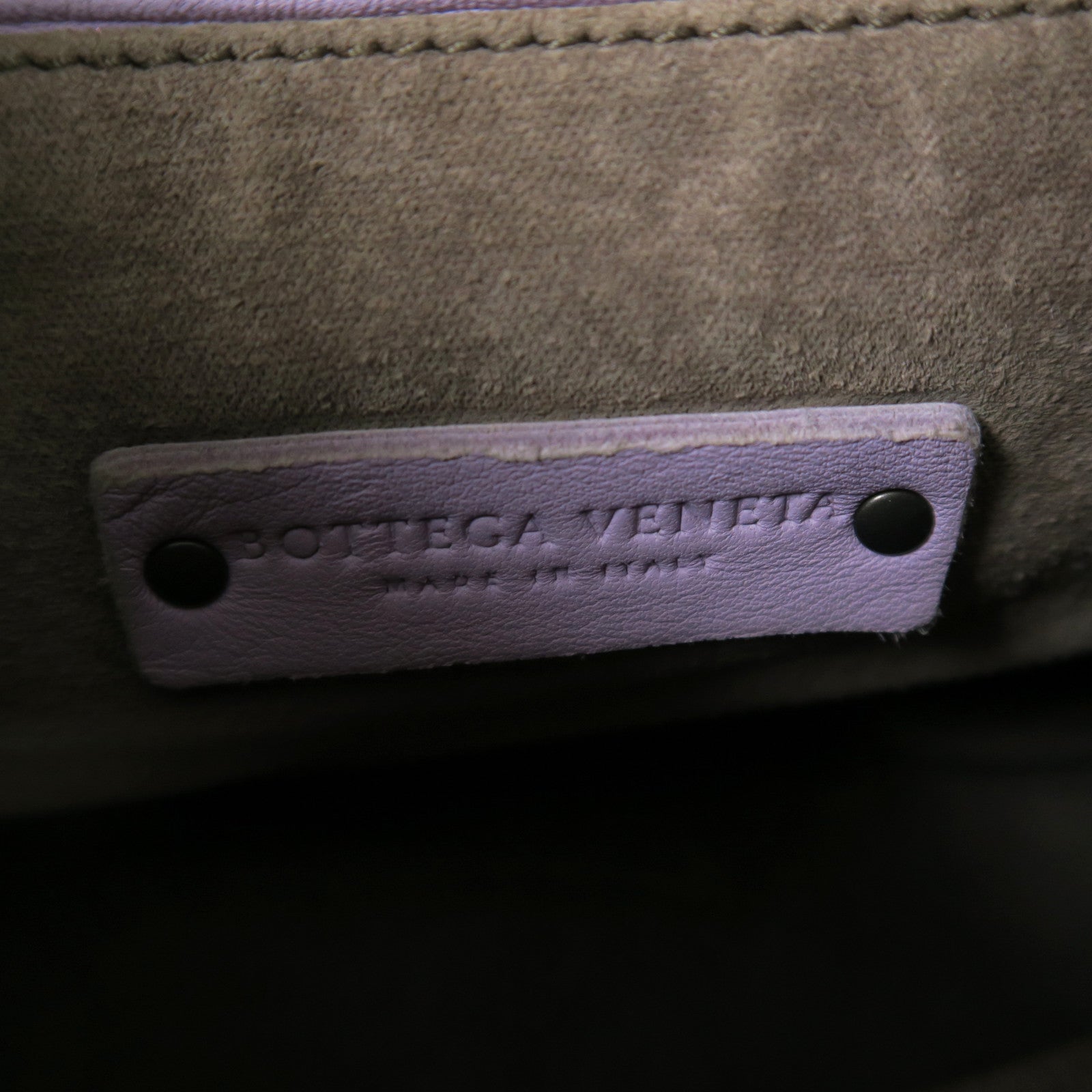 BOTTEGA VENETA 織紋羊皮皮革Shoulder Bag肩背袋紫色