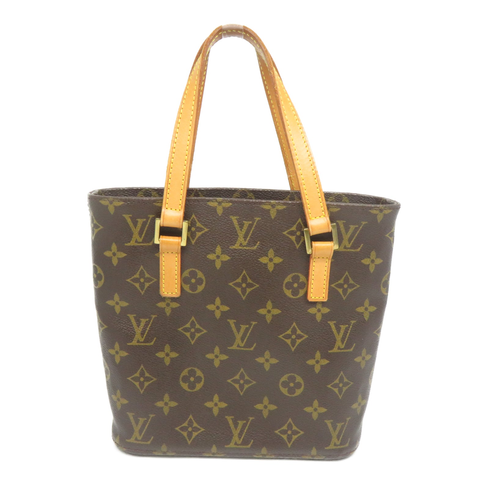 LOUIS VUITTON Monogram Vavin PM金扣手挽袋啡色