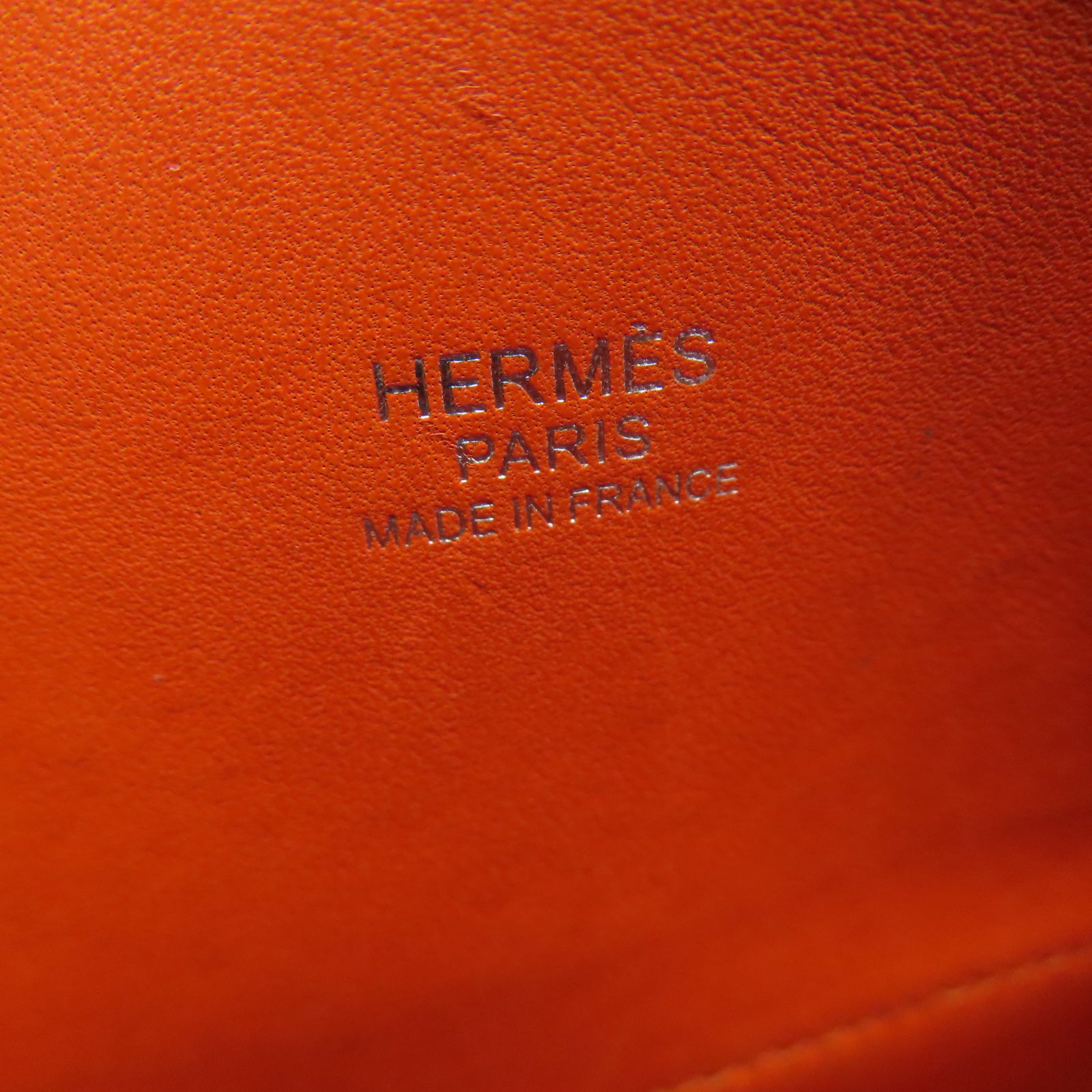 HERMES Veau Epsom皮革Bolide 27銀扣手挽肩背兩用袋火橘色