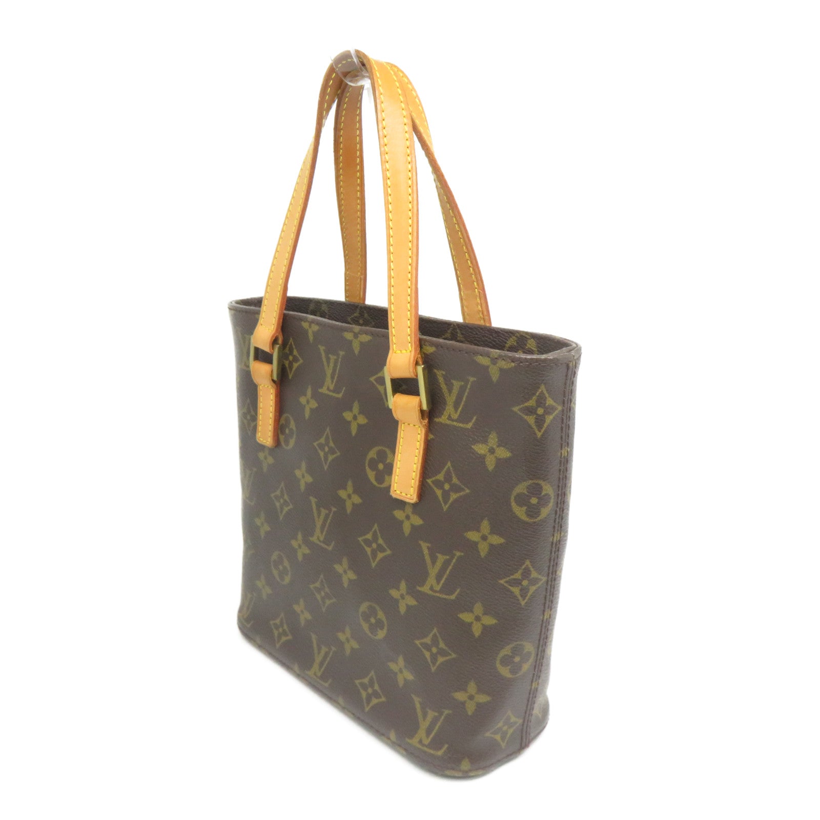LOUIS VUITTON Monogram Vavin PM金扣手挽袋啡色