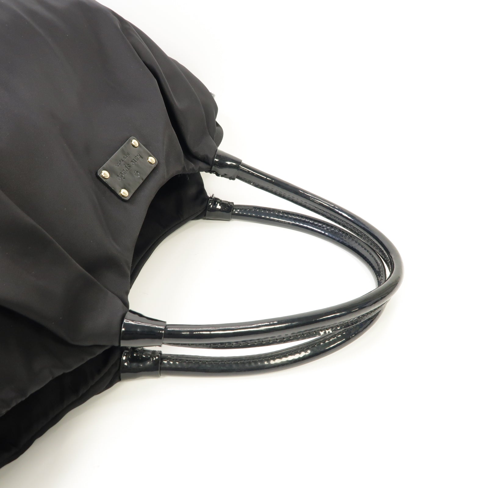 Kate Spade 尼龍Tote Bag金扣手挽袋黒色