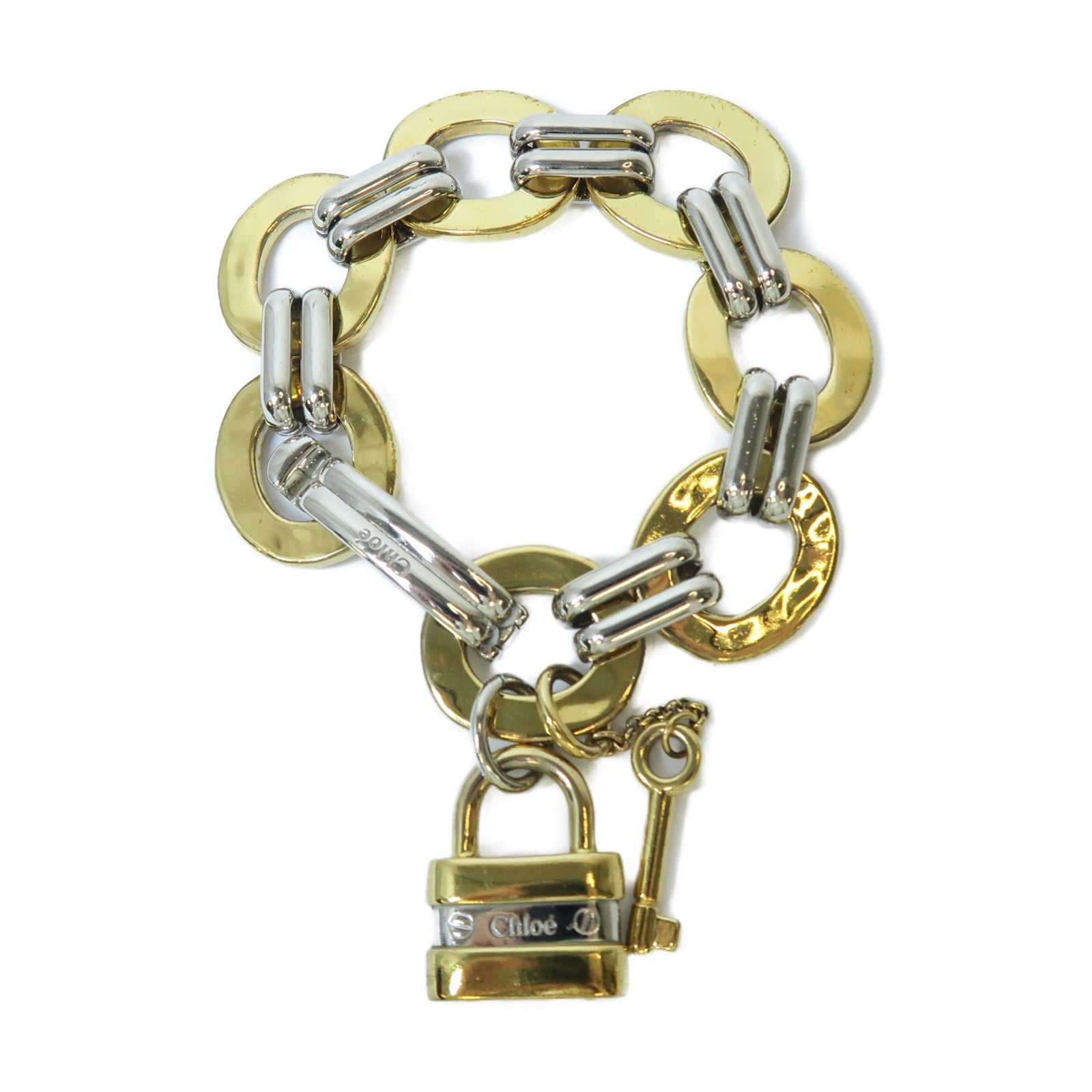 Chloe 金屬Bracelet手鏈金色/銀色#16cm