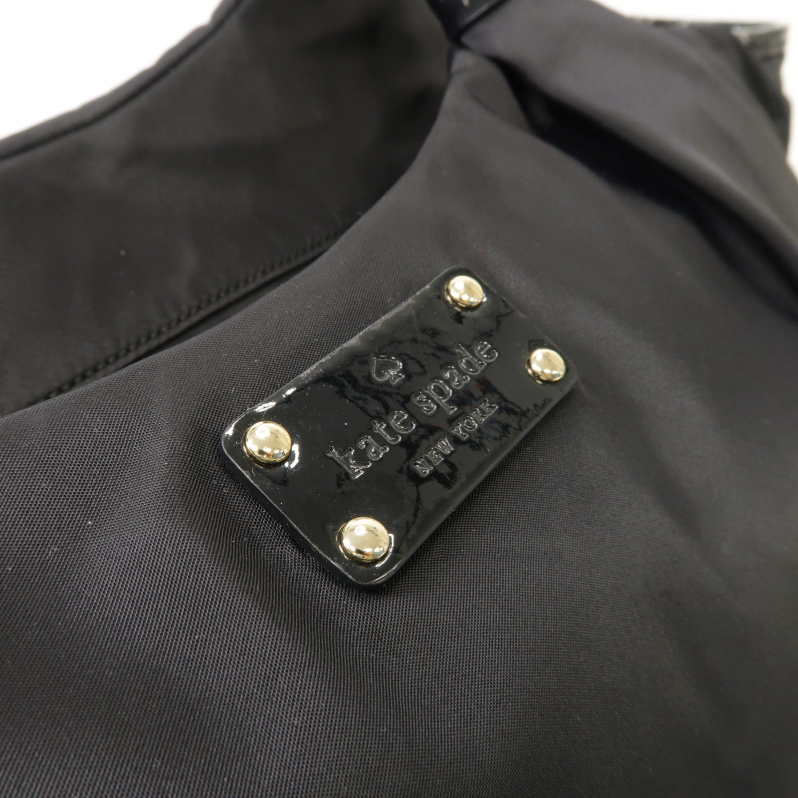 Kate Spade 尼龍Tote Bag金扣手挽袋黒色