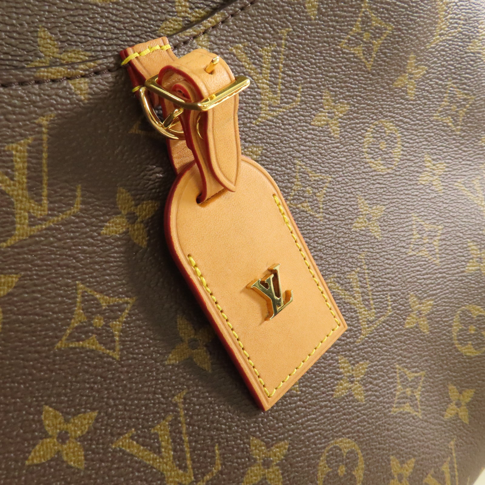 LOUIS VUITTON Monogram Odeon PM Shoulder Bag金扣肩背袋啡色