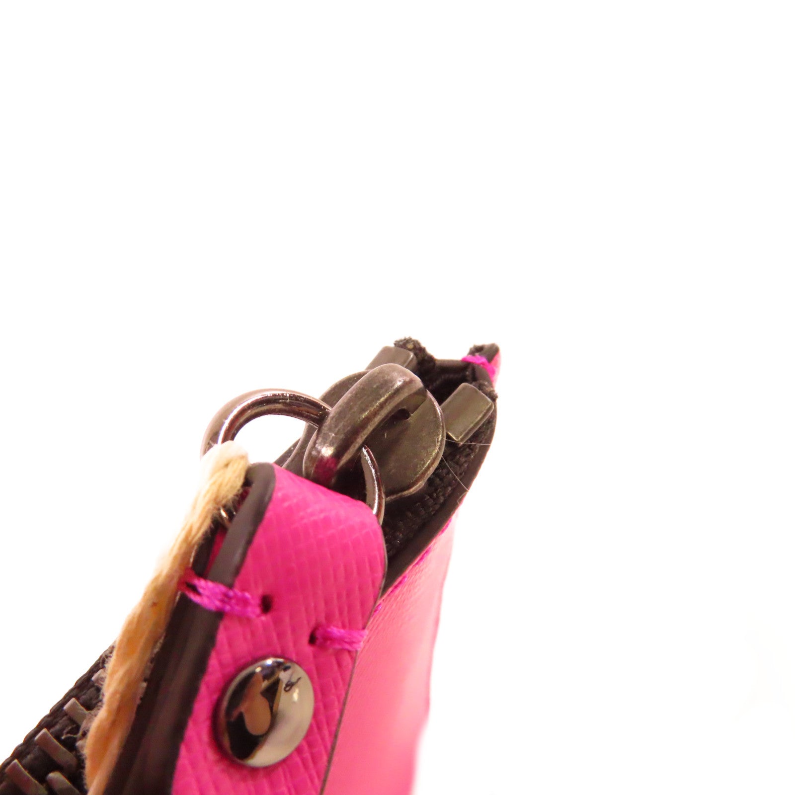 Versus 塗層帆布Clutch With Handle手拿包粉紅色