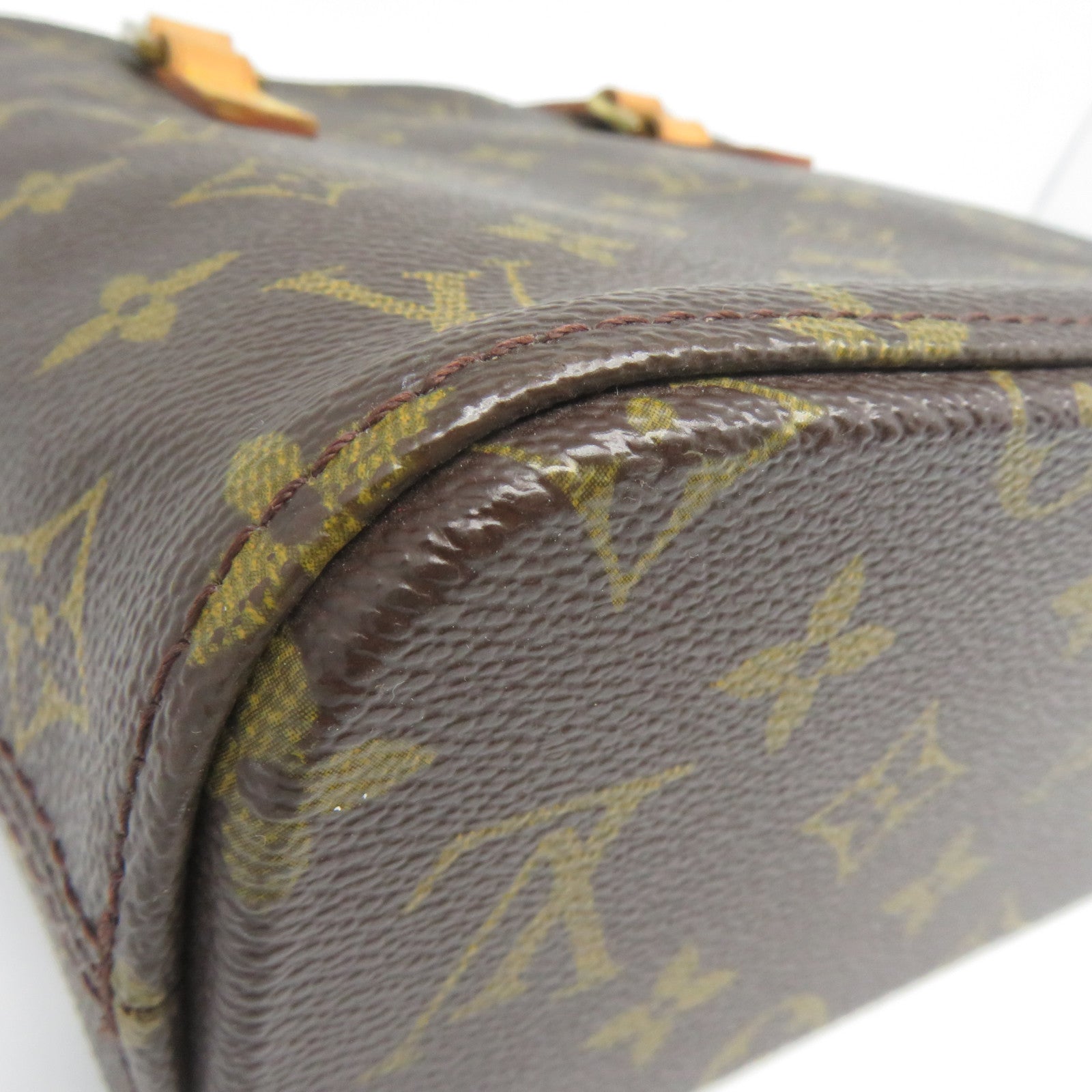 LOUIS VUITTON Monogram Vavin PM金扣手挽袋啡色