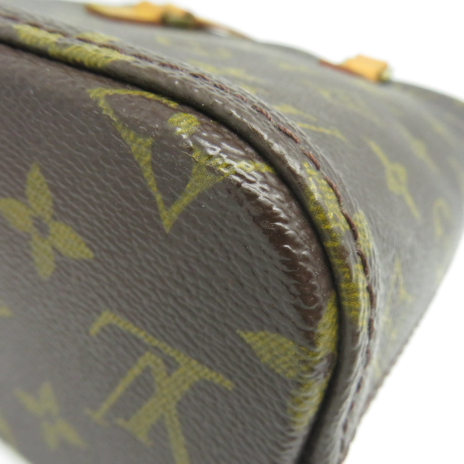 LOUIS VUITTON Monogram Vavin PM金扣手挽袋啡色