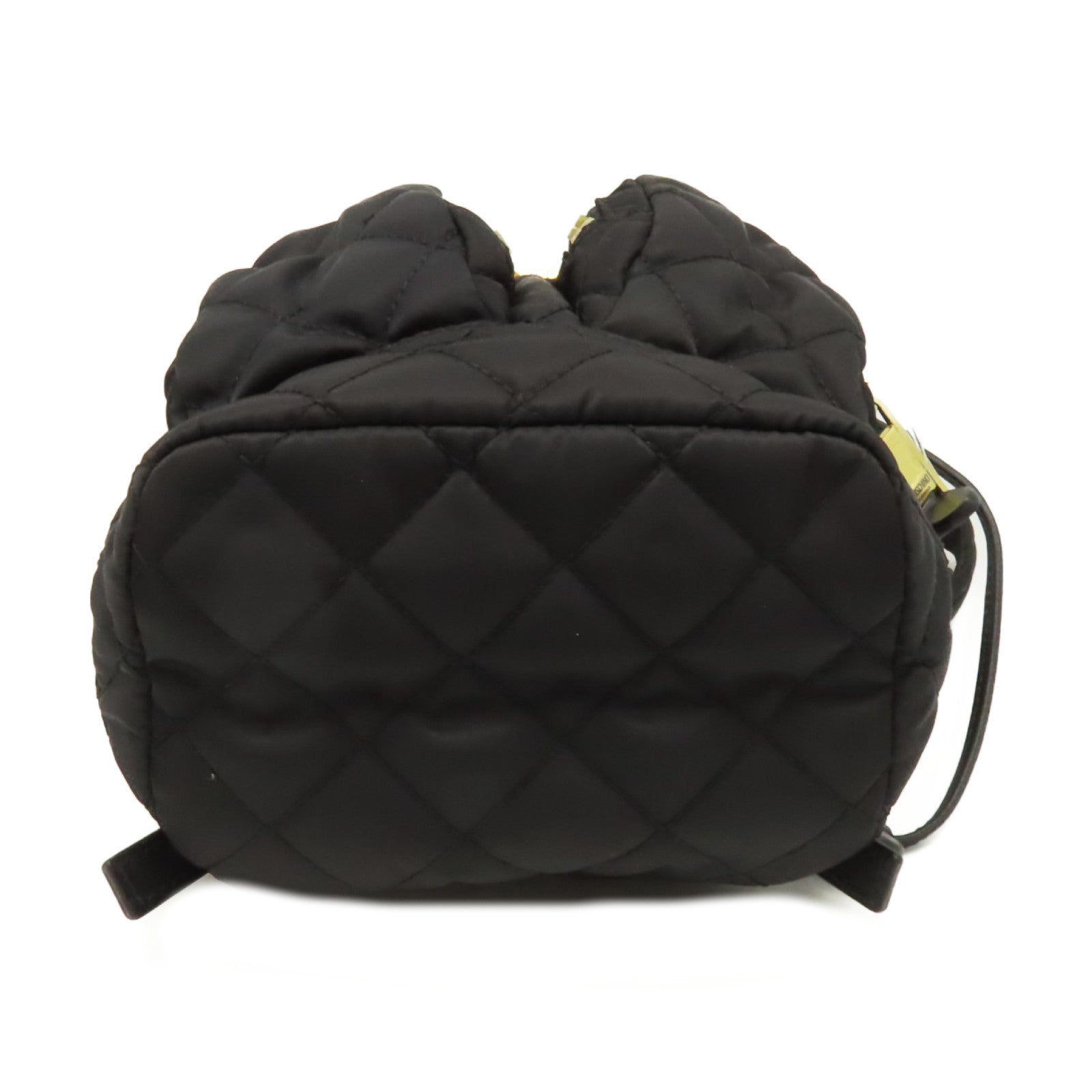 MOSCHINO 尼龍Backpack金扣背包黑色