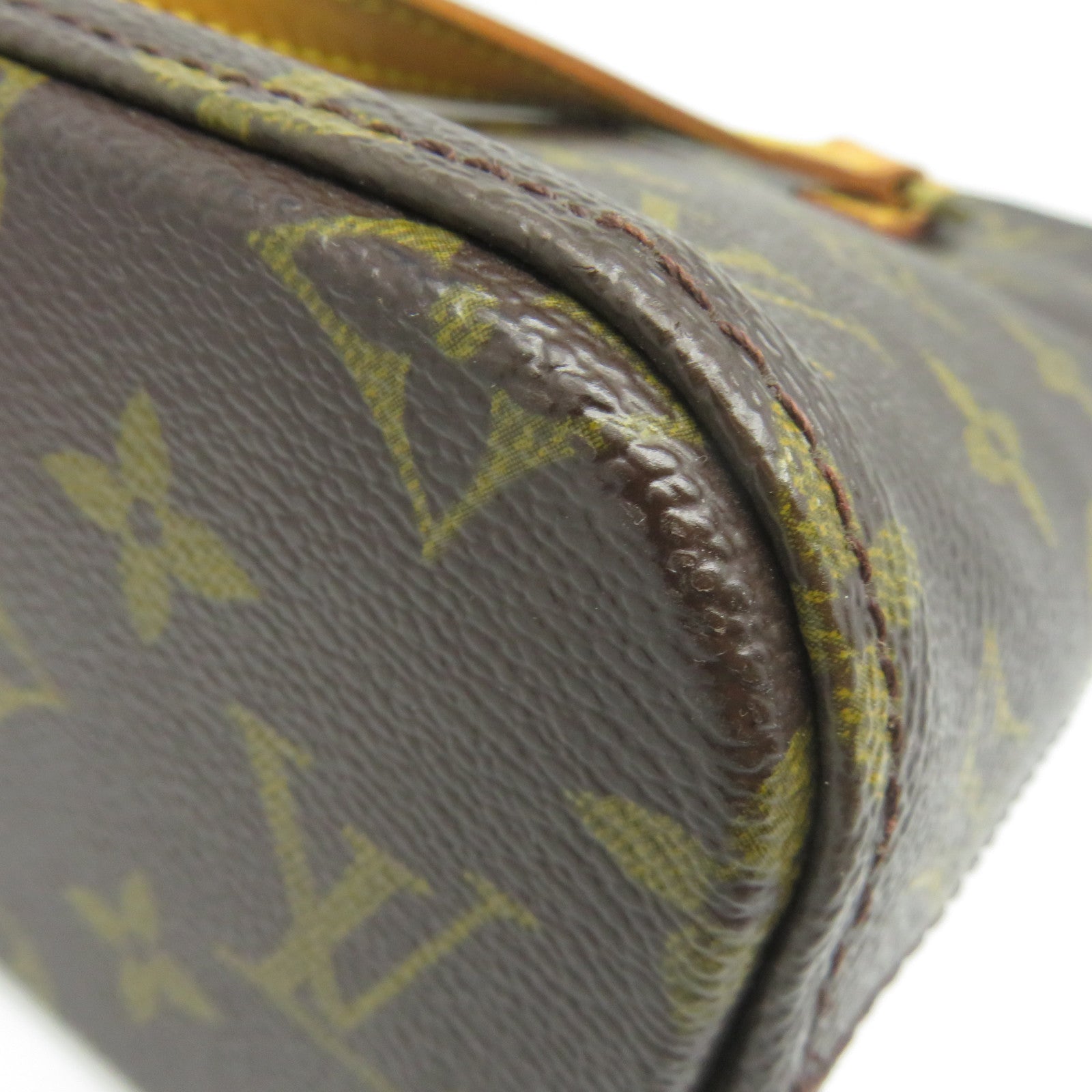 LOUIS VUITTON Monogram Vavin PM金扣手挽袋啡色
