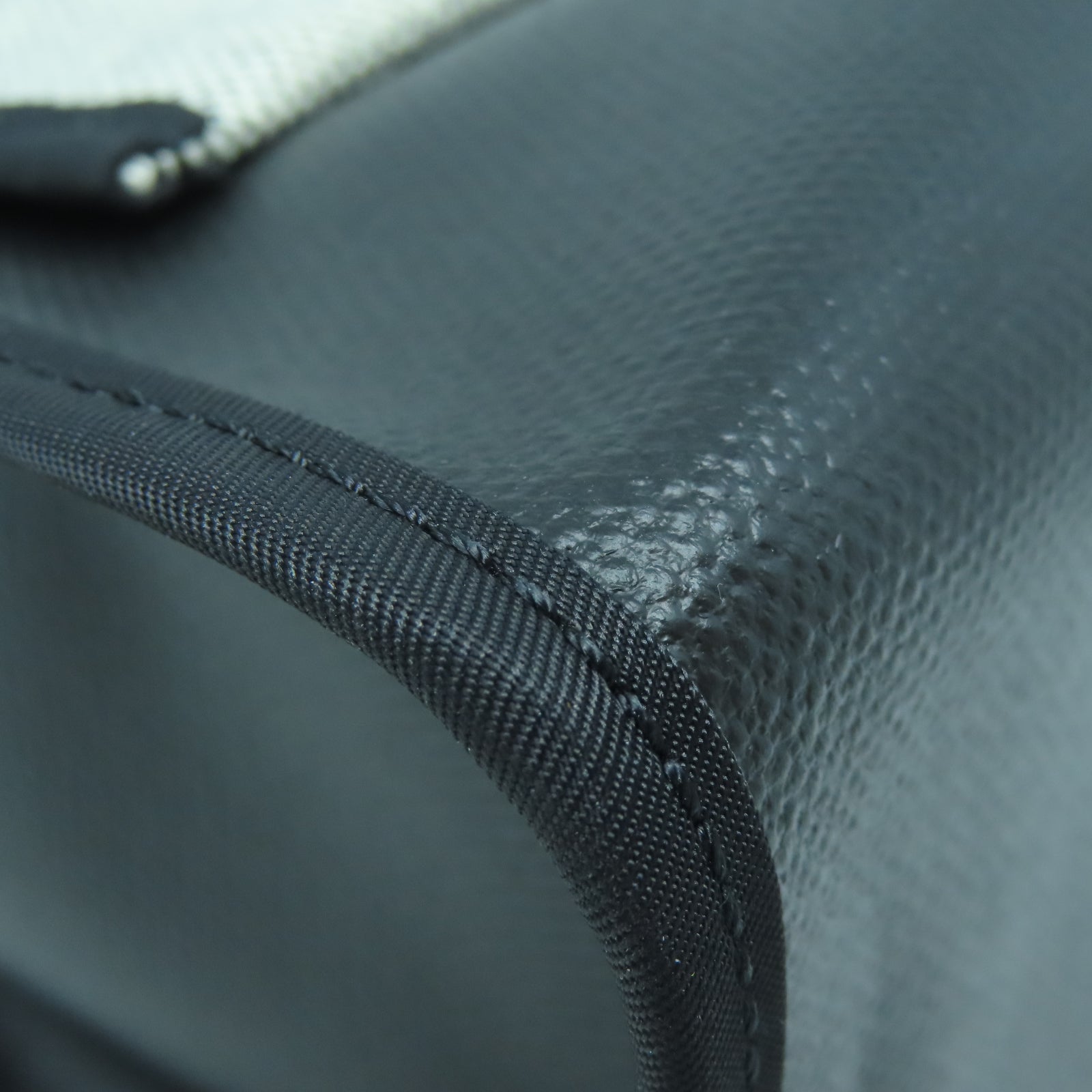 HERMES 帆布Herbag PM銀扣手挽肩背兩用袋黑色