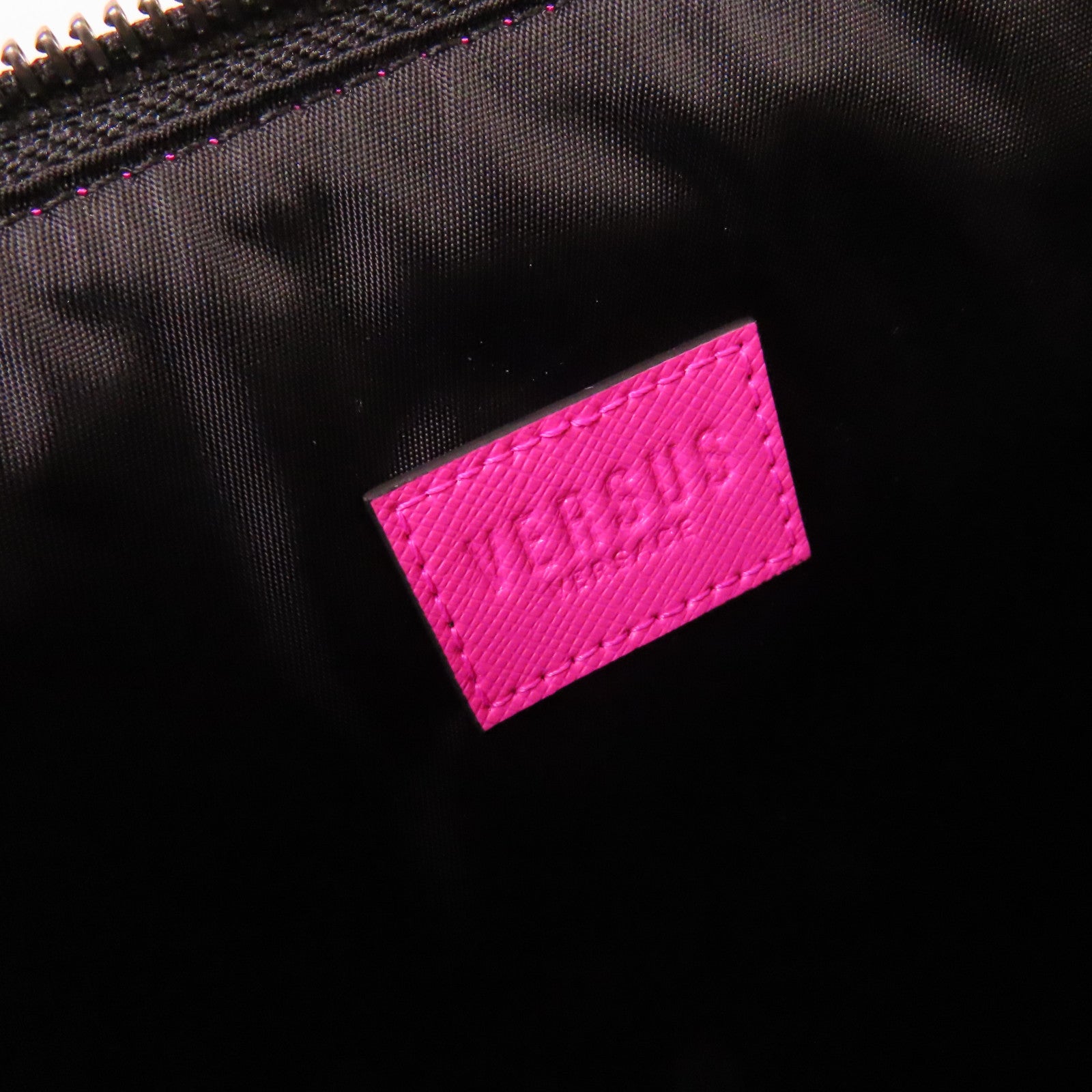 Versus 塗層帆布Clutch With Handle手拿包粉紅色