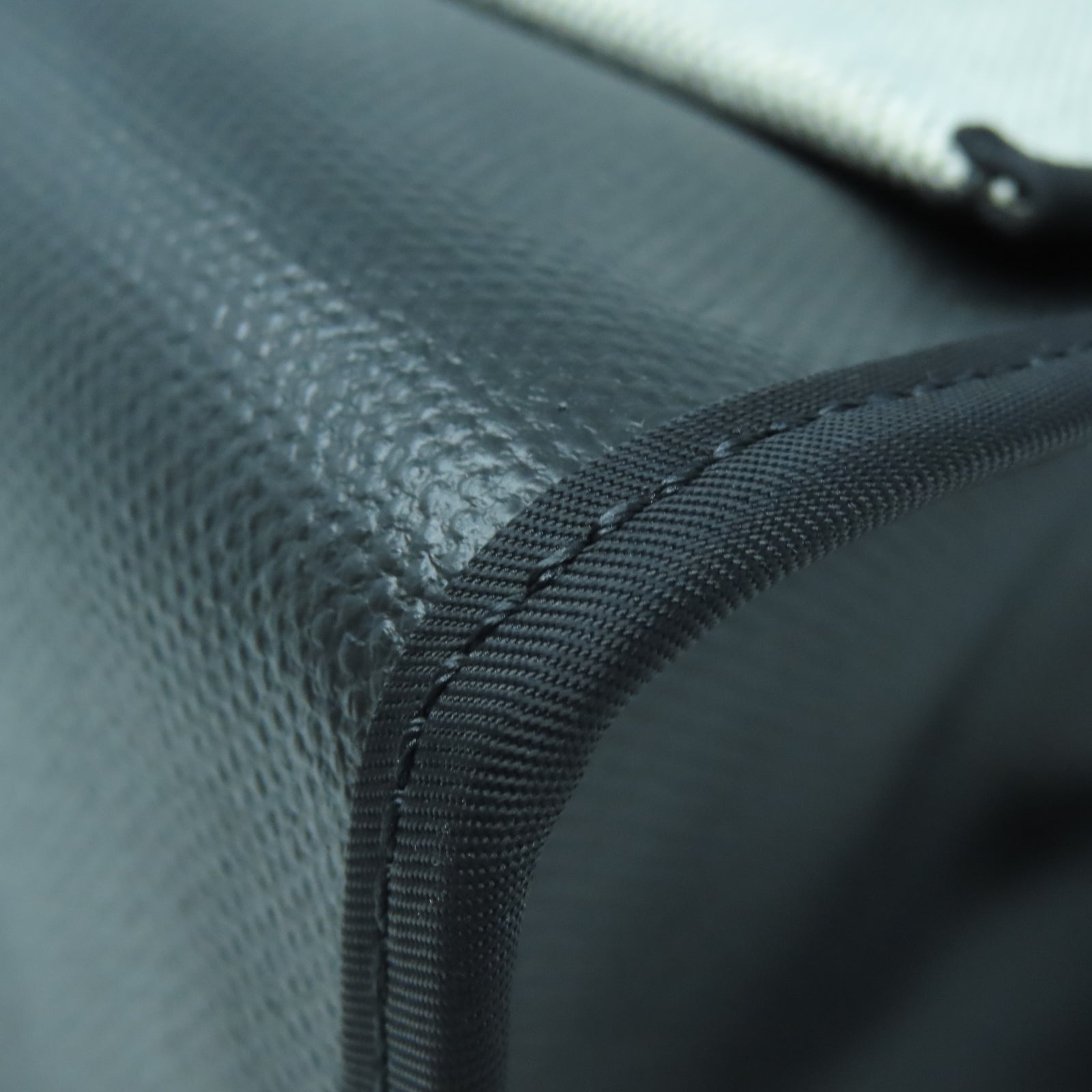 HERMES 帆布Herbag PM銀扣手挽肩背兩用袋黑色