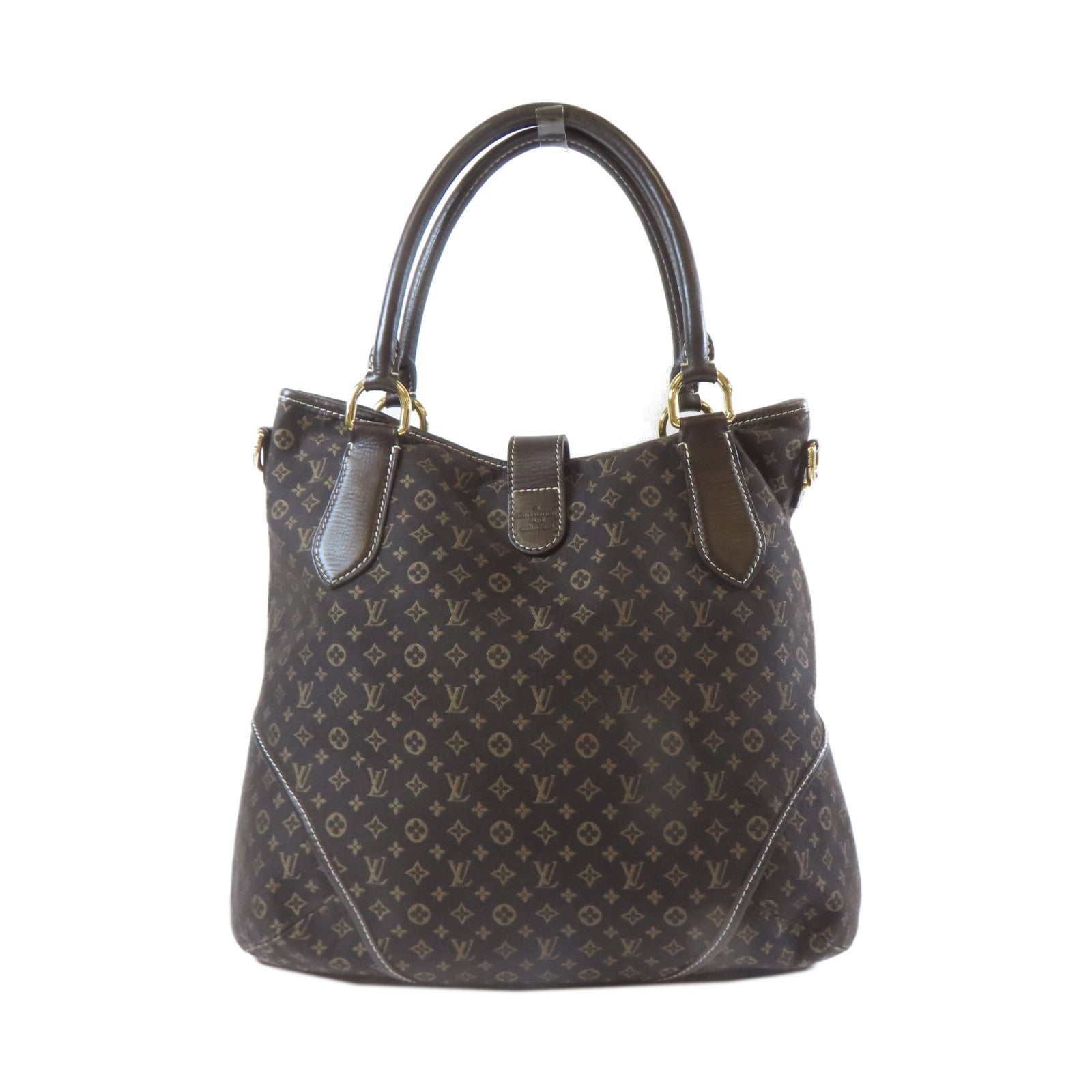 LOUIS VUITTON Monogram Idylle Elegic金扣手挽肩背兩用袋啡色
