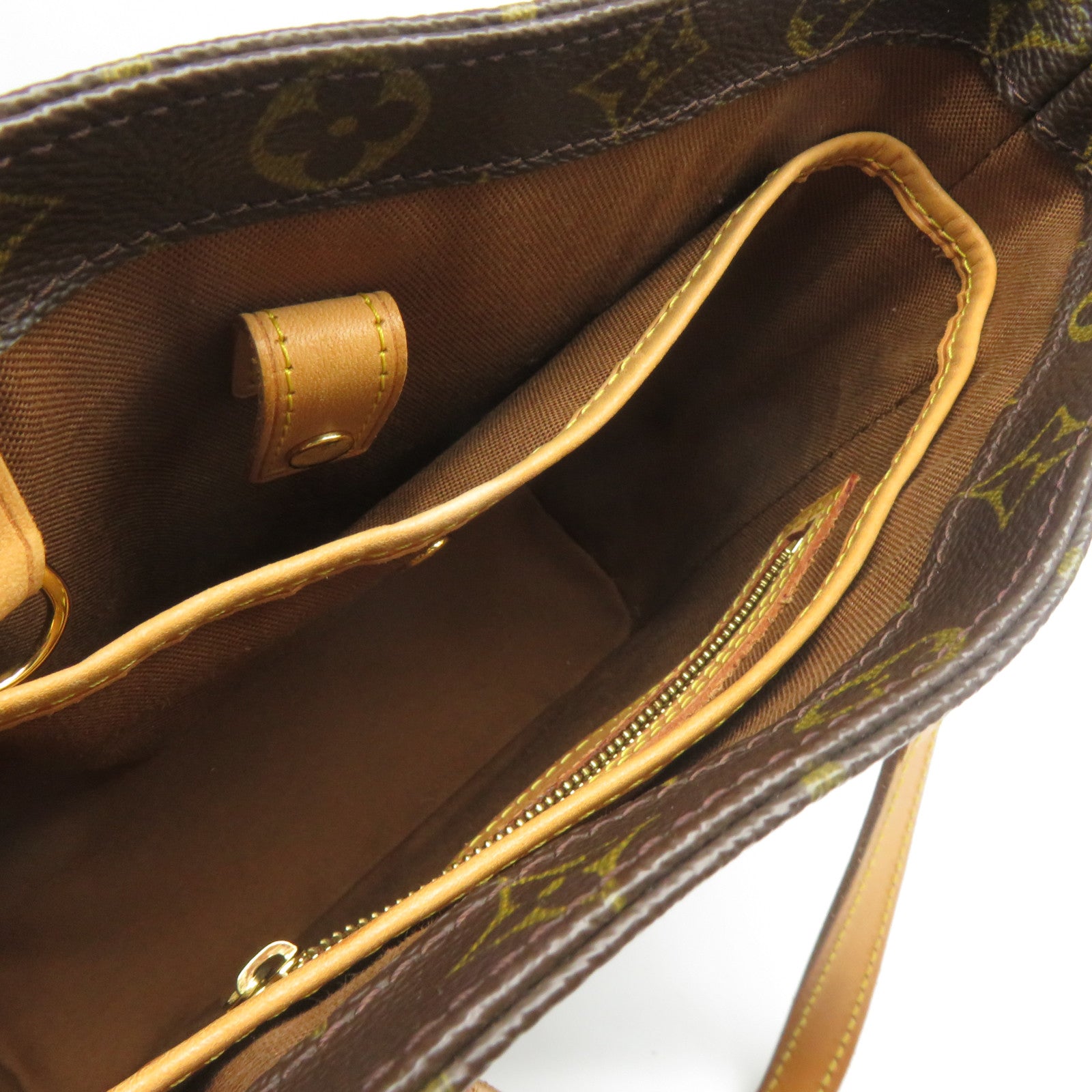 LOUIS VUITTON Monogram Vavin PM金扣手挽袋啡色
