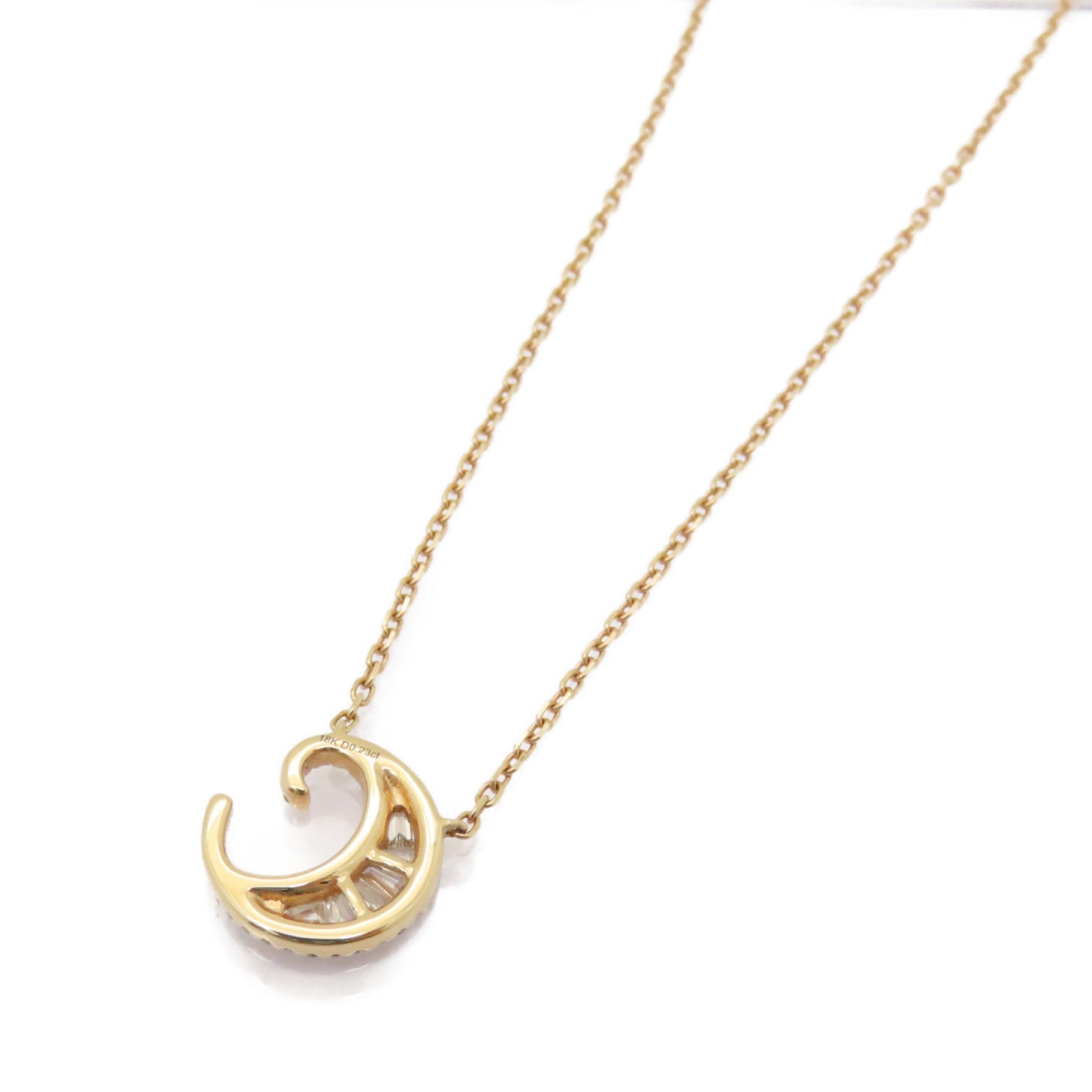 JEWELRY 18K玫瑰金Diamond Necklace 0.23ct鑽石項鏈