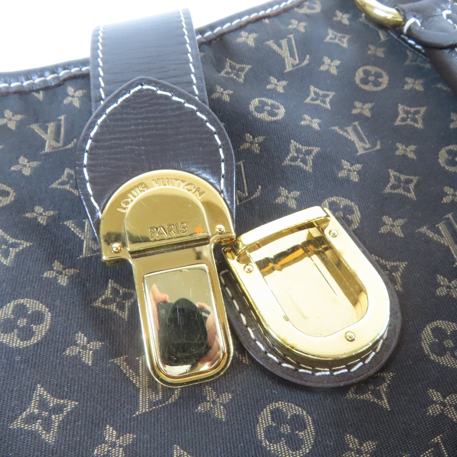 LOUIS VUITTON Monogram Idylle Elegic金扣手挽肩背兩用袋啡色