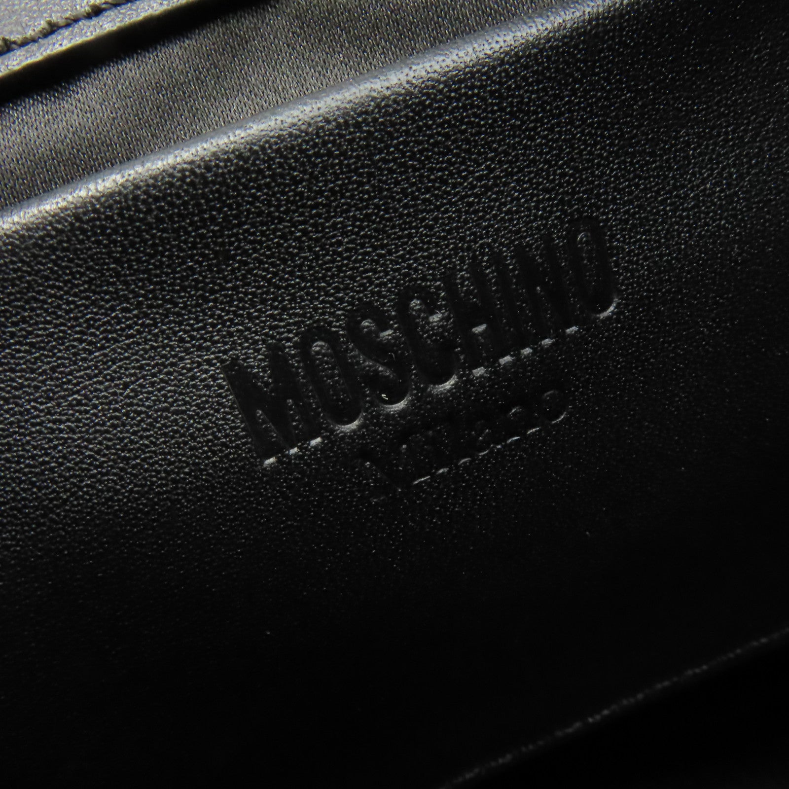 MOSCHINO 尼龍Backpack金扣背包黑色