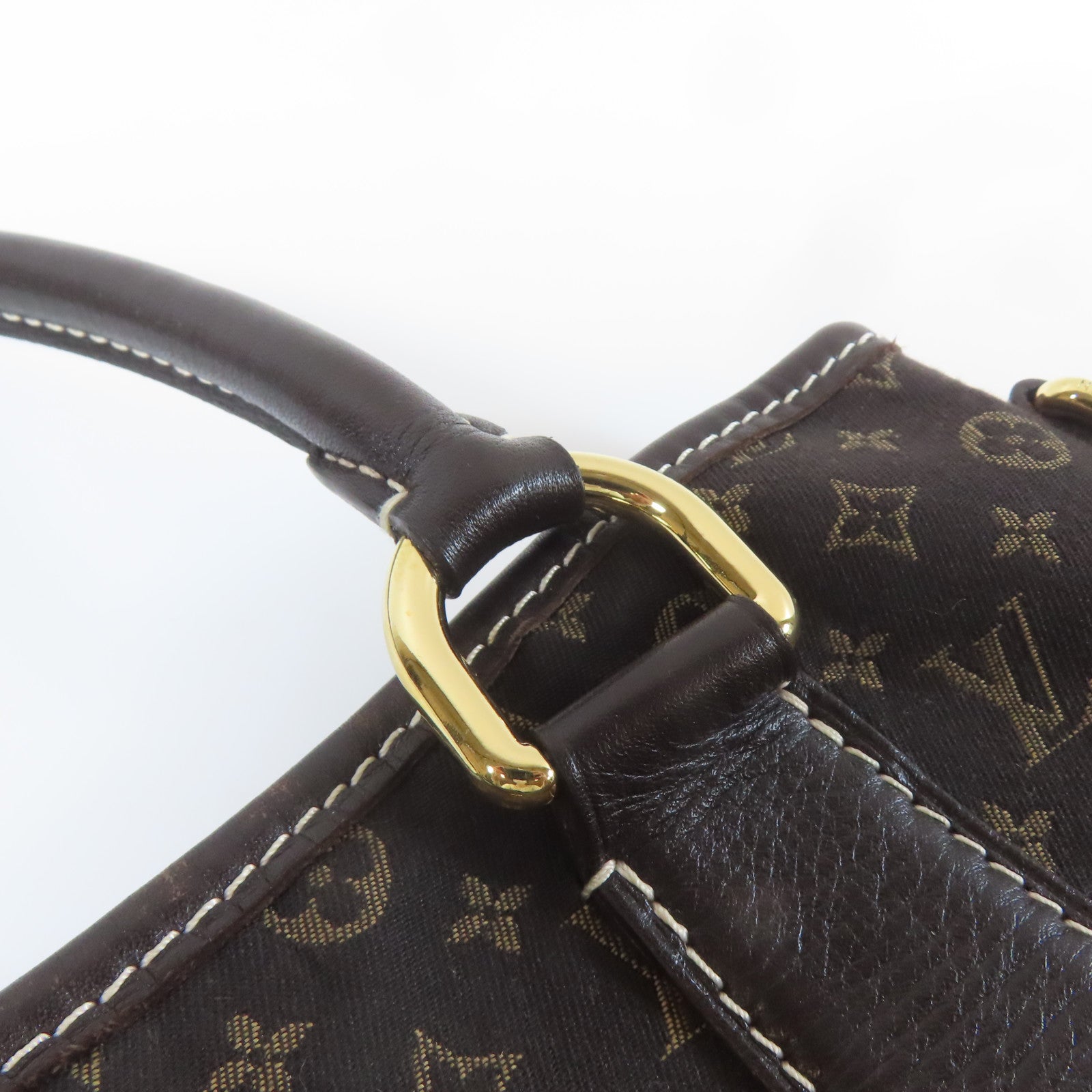 LOUIS VUITTON Monogram Idylle Elegic金扣手挽肩背兩用袋啡色