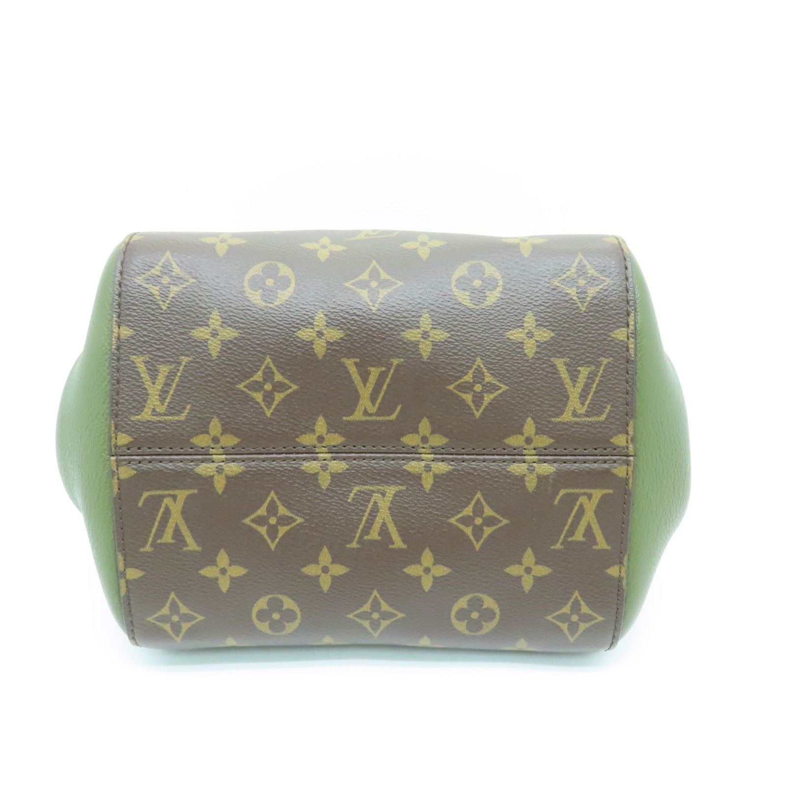 LOUIS VUITTON Monogram Fold Tote Bag金扣手挽肩背兩用袋啡色/卡其色/白色