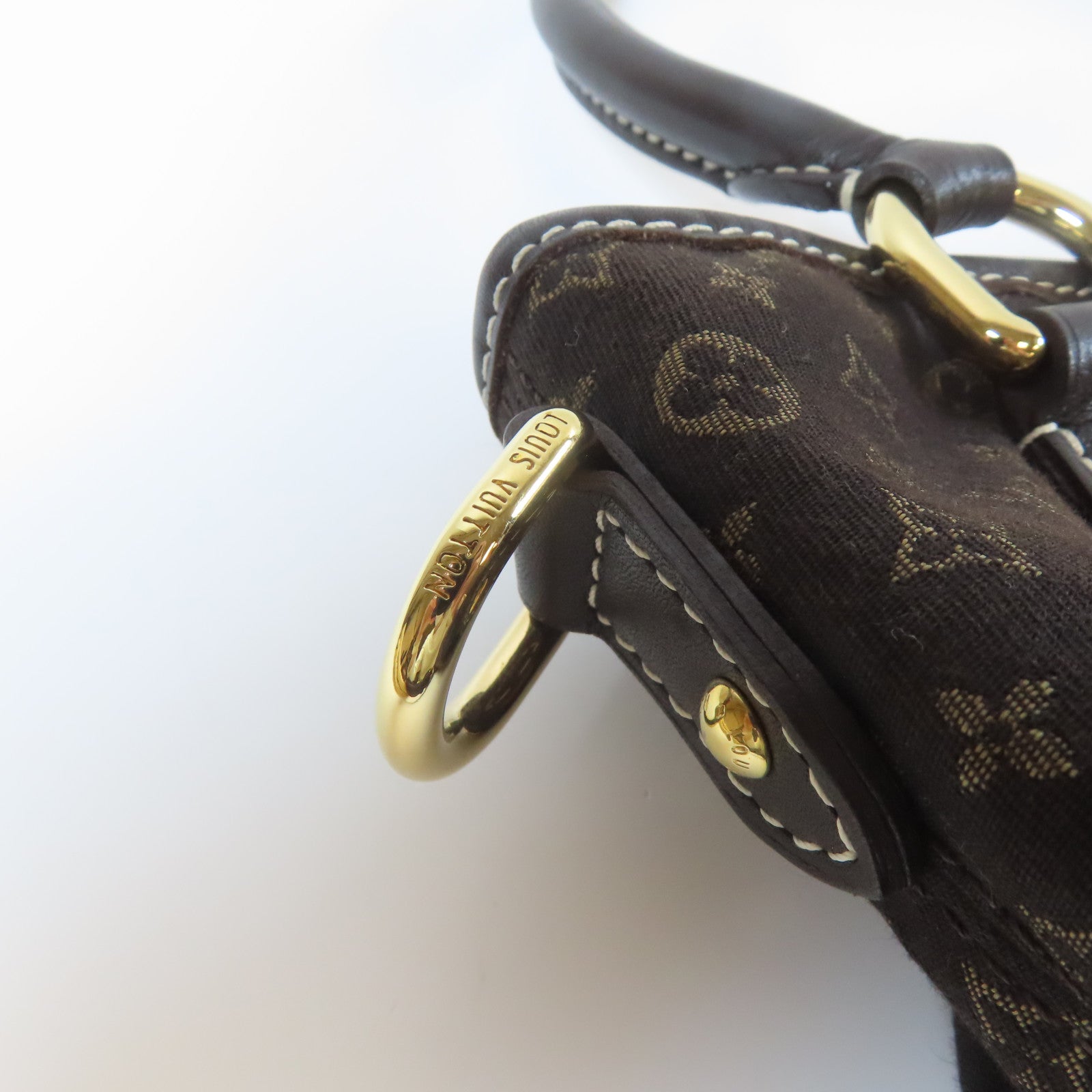 LOUIS VUITTON Monogram Idylle Elegic金扣手挽肩背兩用袋啡色