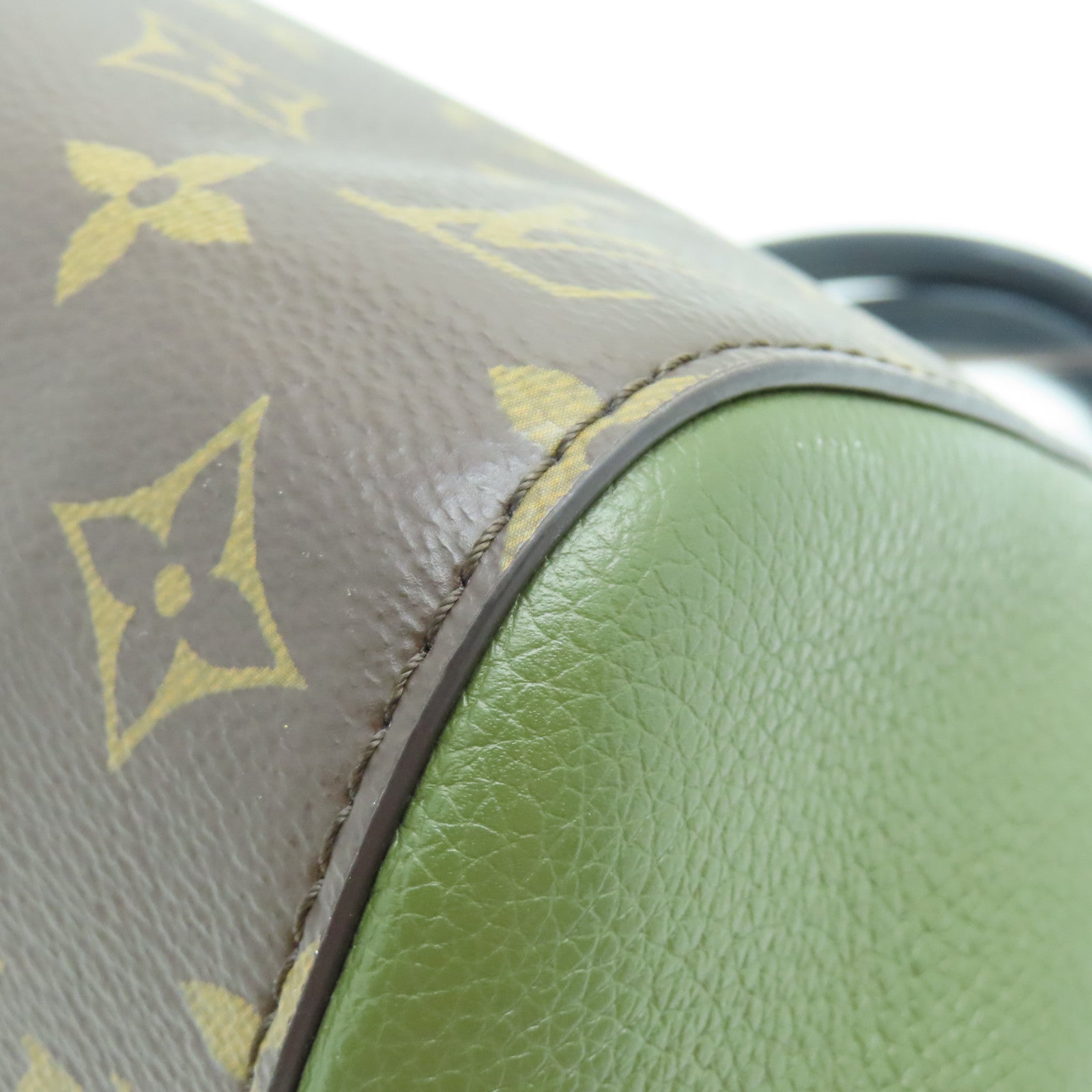 LOUIS VUITTON Monogram Fold Tote Bag金扣手挽肩背兩用袋啡色/卡其色/白色