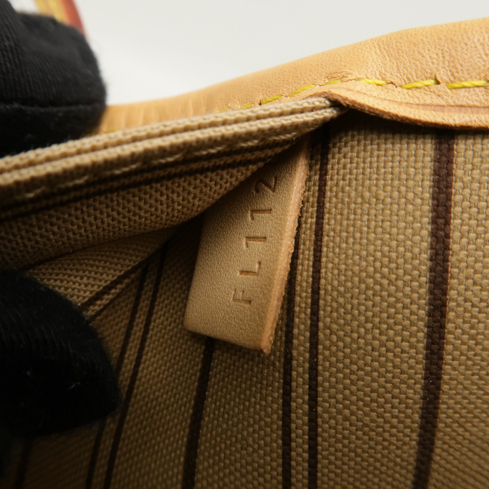 LOUIS VUITTON Monogram Neverfull GM金扣手挽袋啡色