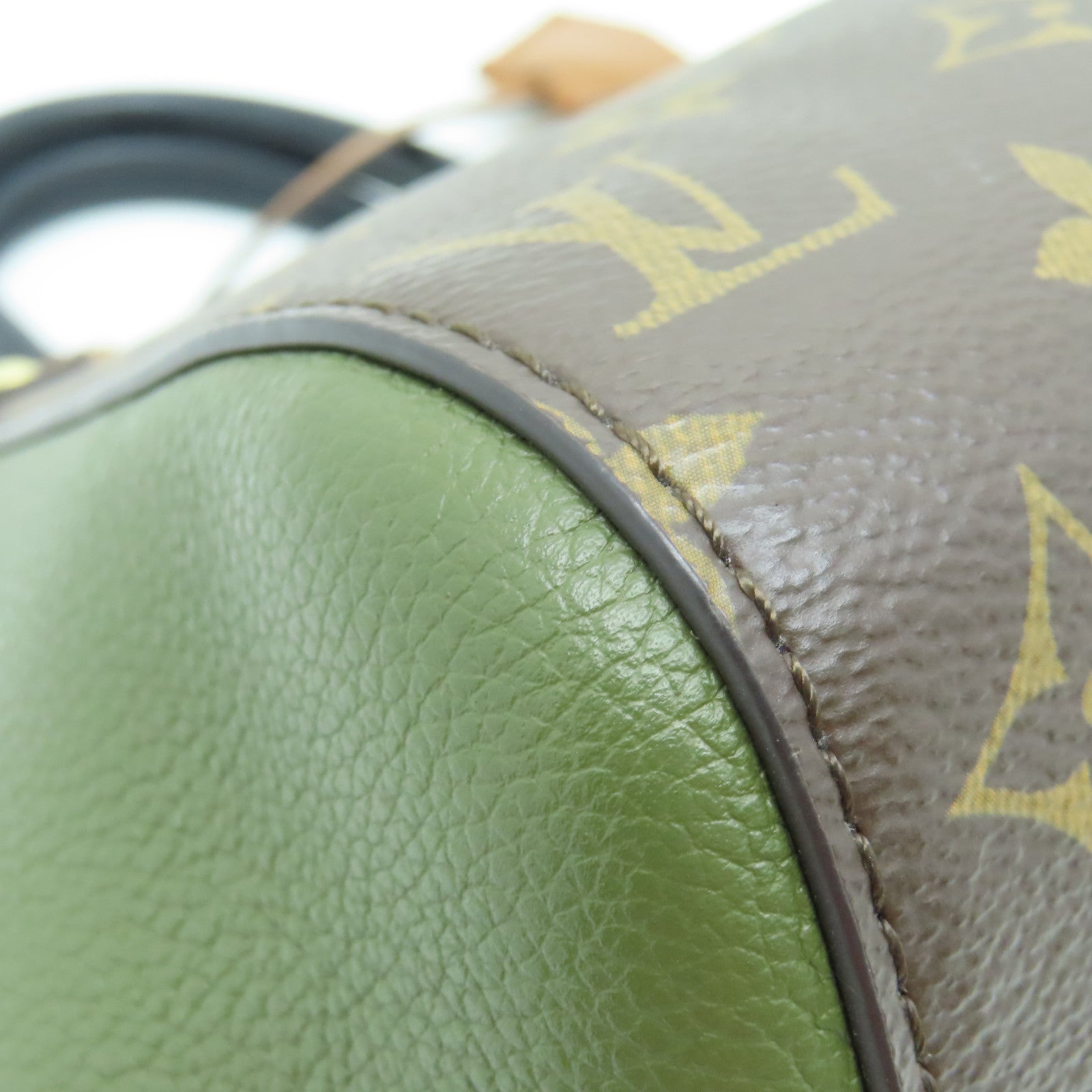 LOUIS VUITTON Monogram Fold Tote Bag金扣手挽肩背兩用袋啡色/卡其色/白色