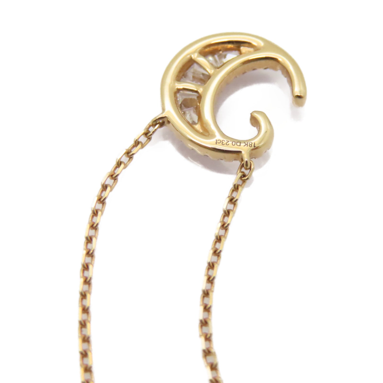 JEWELRY 18K玫瑰金Diamond Necklace 0.23ct鑽石項鏈