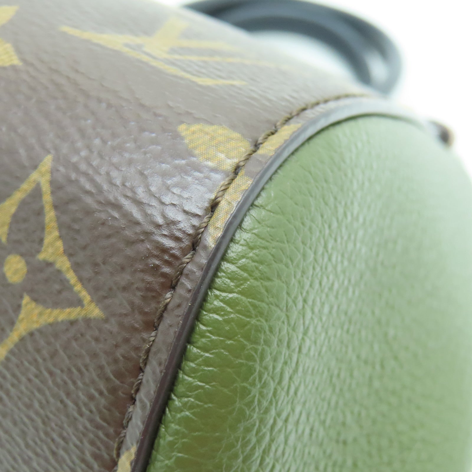 LOUIS VUITTON Monogram Fold Tote Bag金扣手挽肩背兩用袋啡色/卡其色/白色