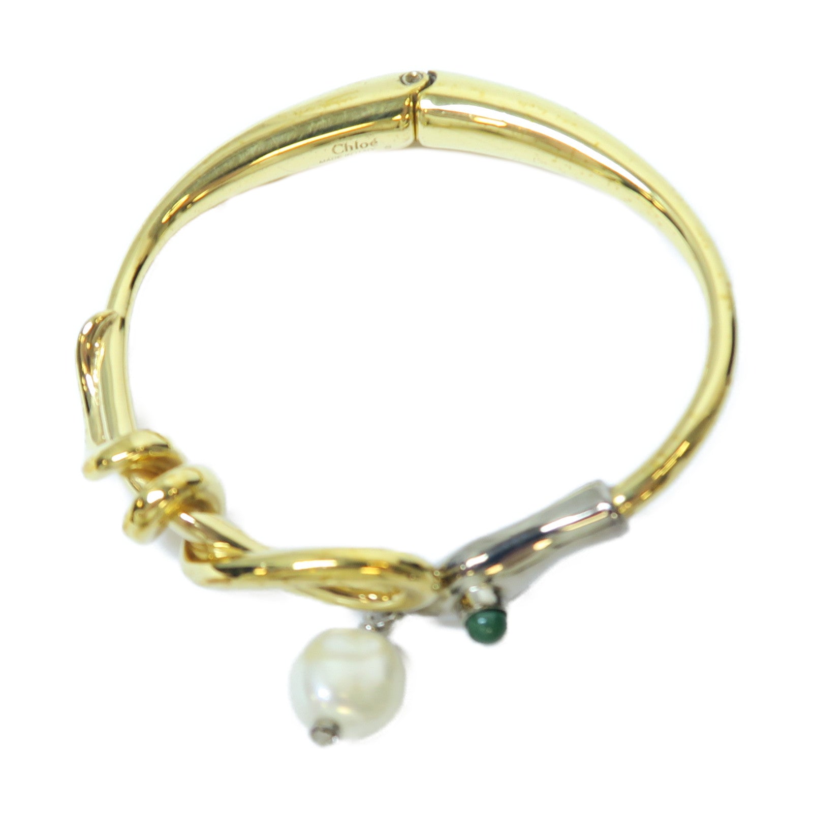 Chloe 金屬Bangle手鐲金色/銀色#16cm
