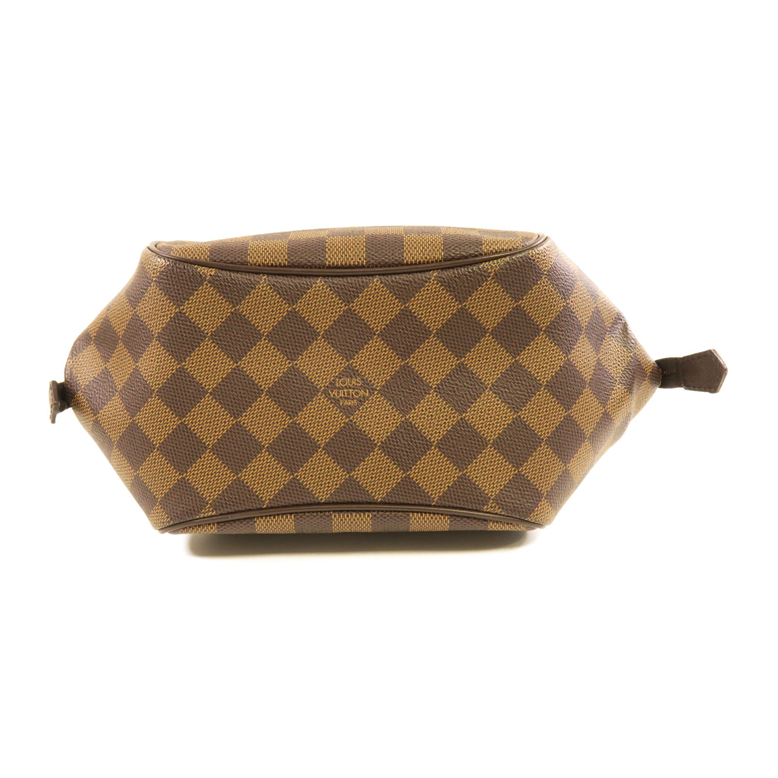 LOUIS VUITTON Damier Ebene Belem PM金扣手挽袋啡色