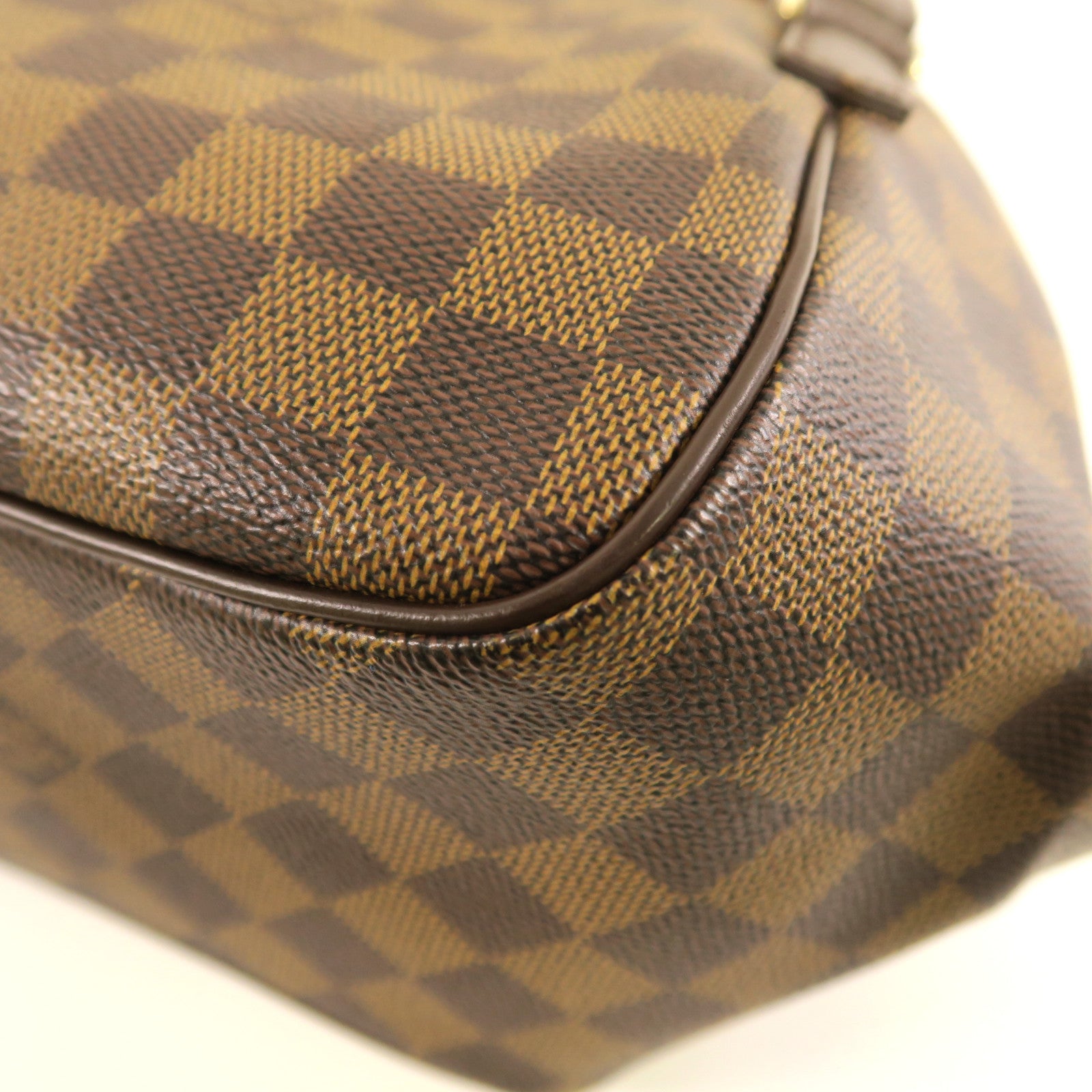LOUIS VUITTON Damier Ebene Belem PM金扣手挽袋啡色