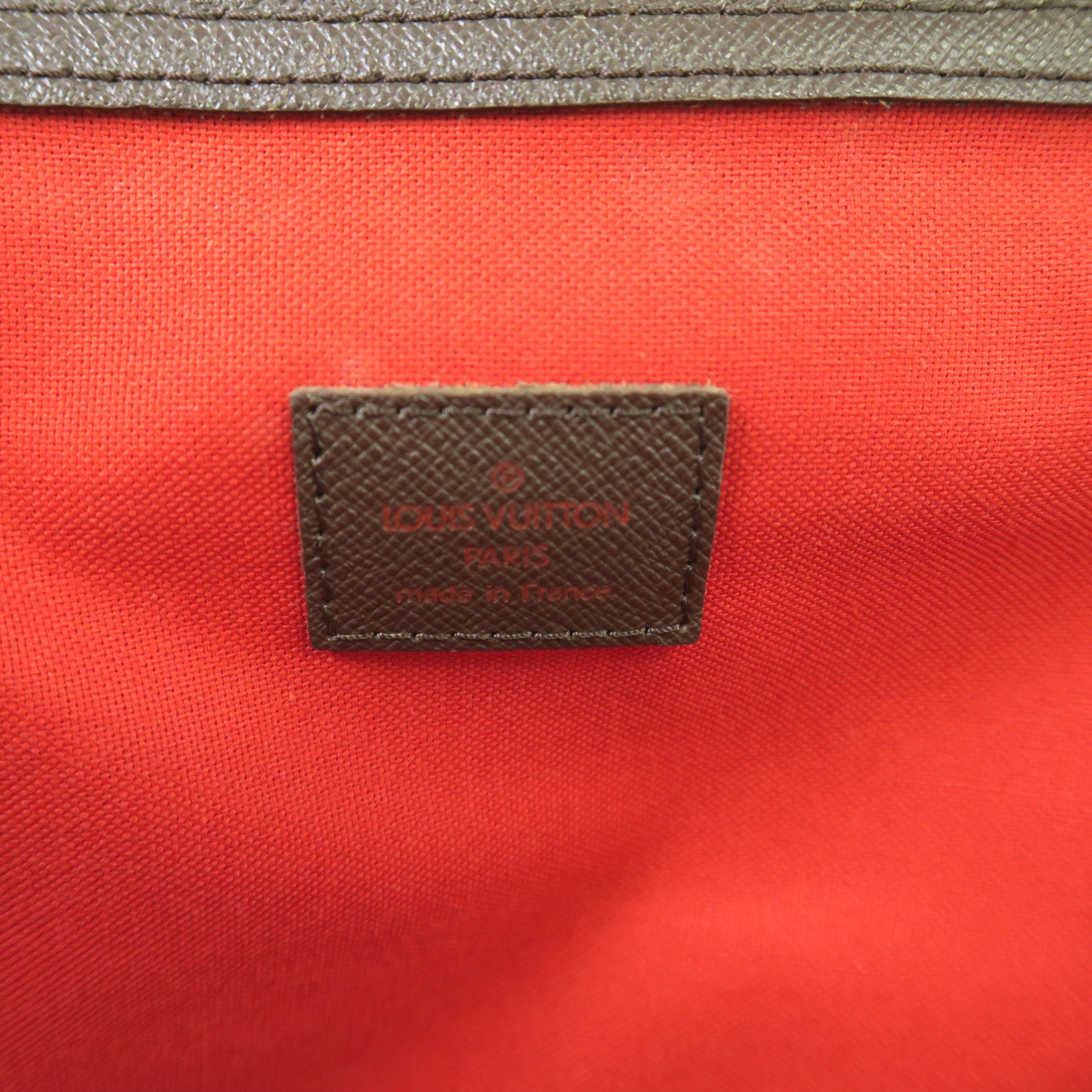 LOUIS VUITTON Damier Ebene Belem PM金扣手挽袋啡色