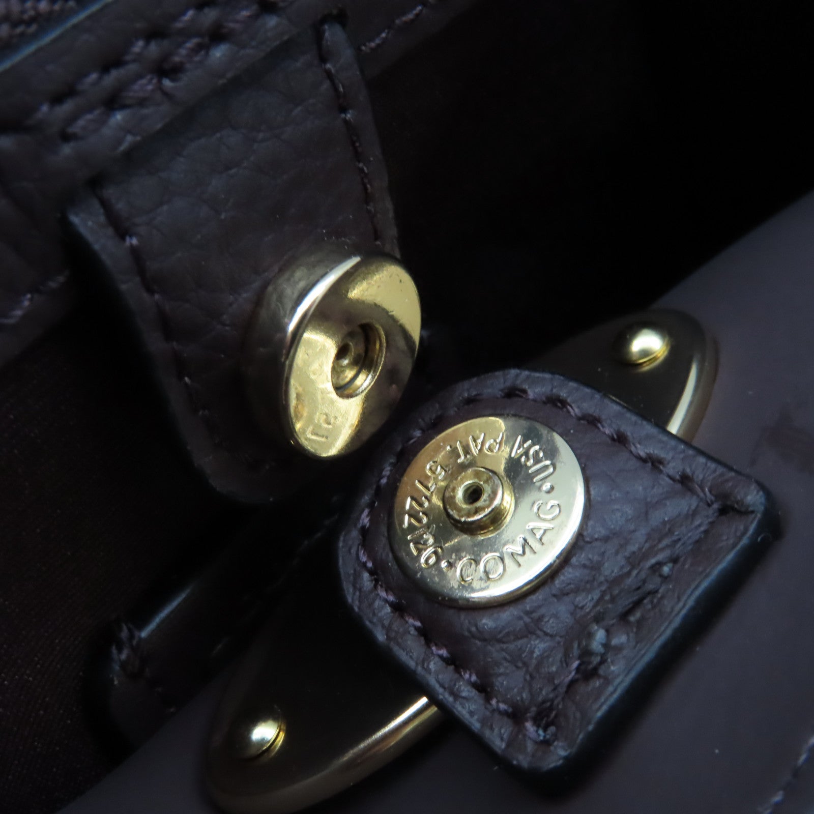 COACH 牛皮皮革Shoulder Bag肩背袋藍色