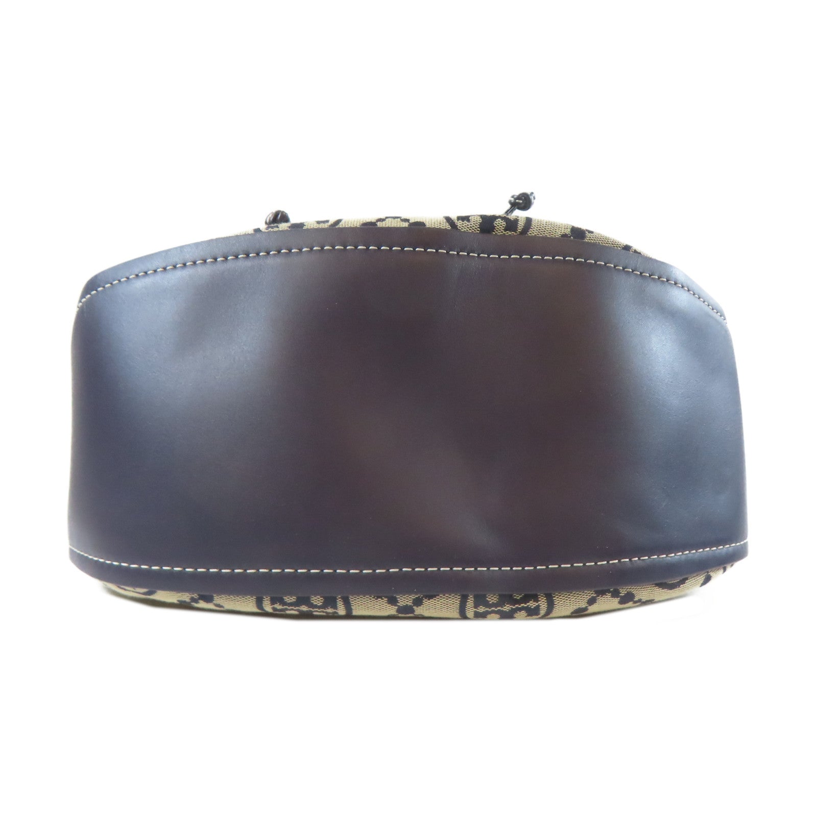 Tory Burch 帆布Shoulder Bag金扣手挽肩背兩用袋深藍色
