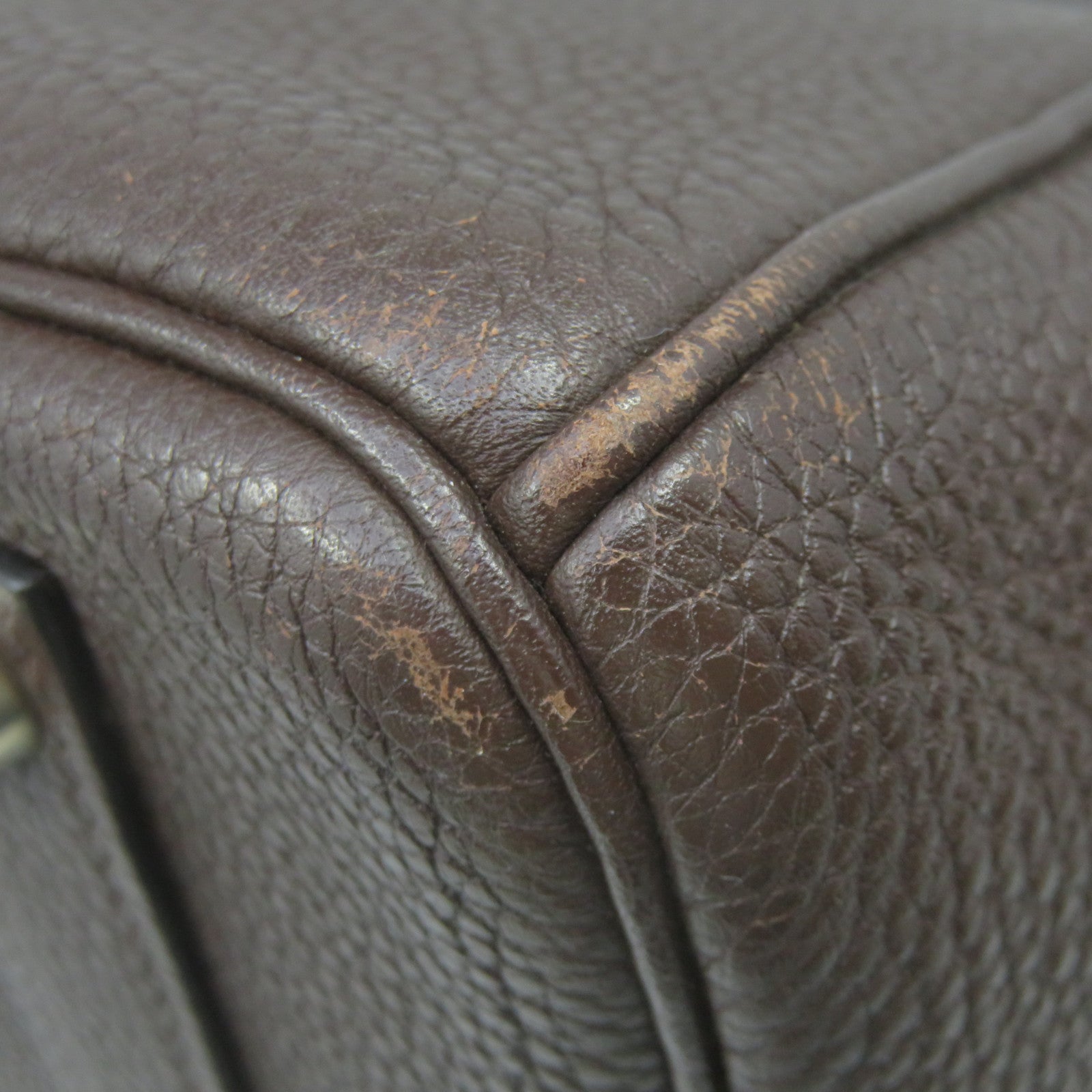 HERMES 【激減優惠】Togo皮革Birkin 35 Hand Bag手挽袋啡色