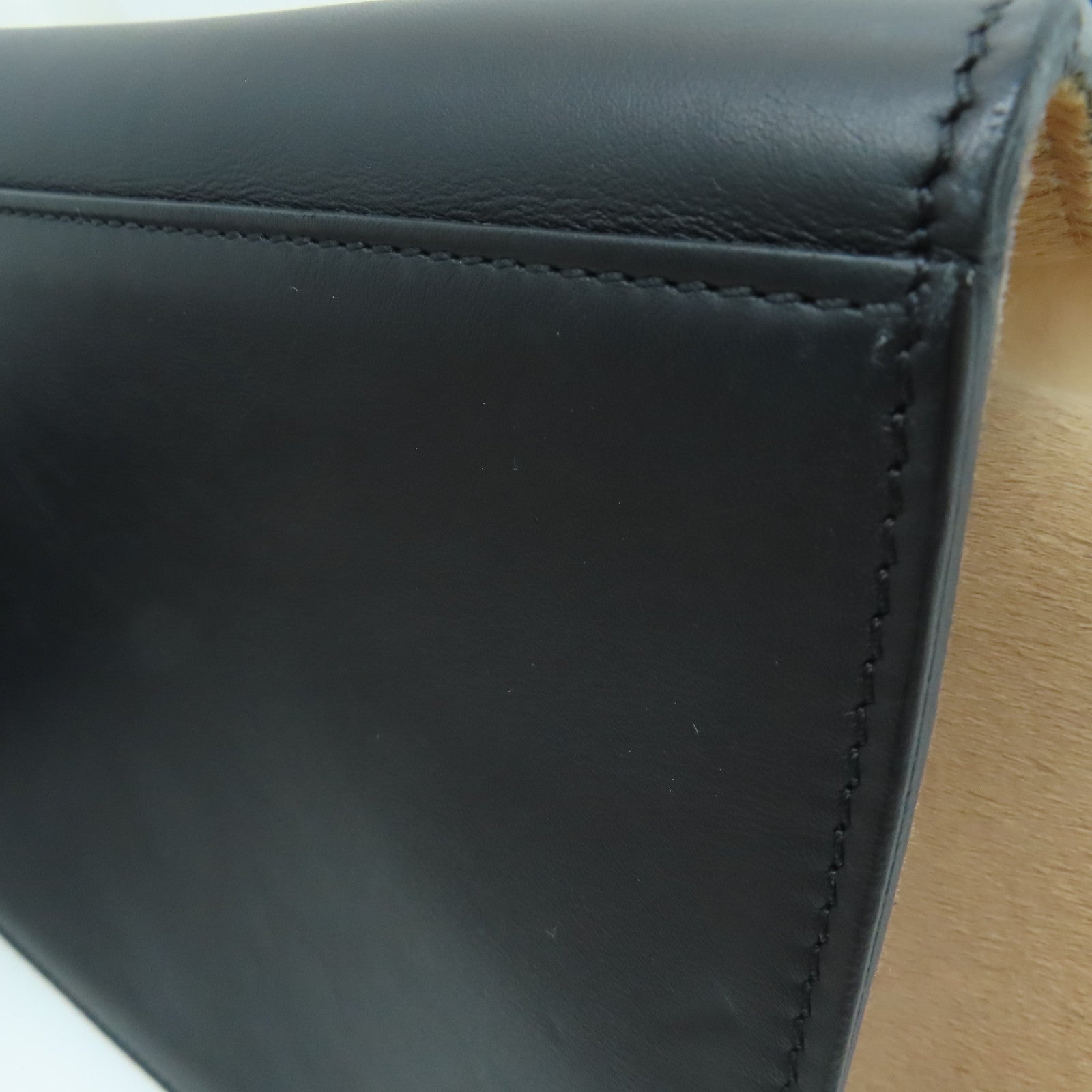 CELINE 【激减优惠】马毛Trapeze金扣手挽肩背两用袋米色黑色啡色