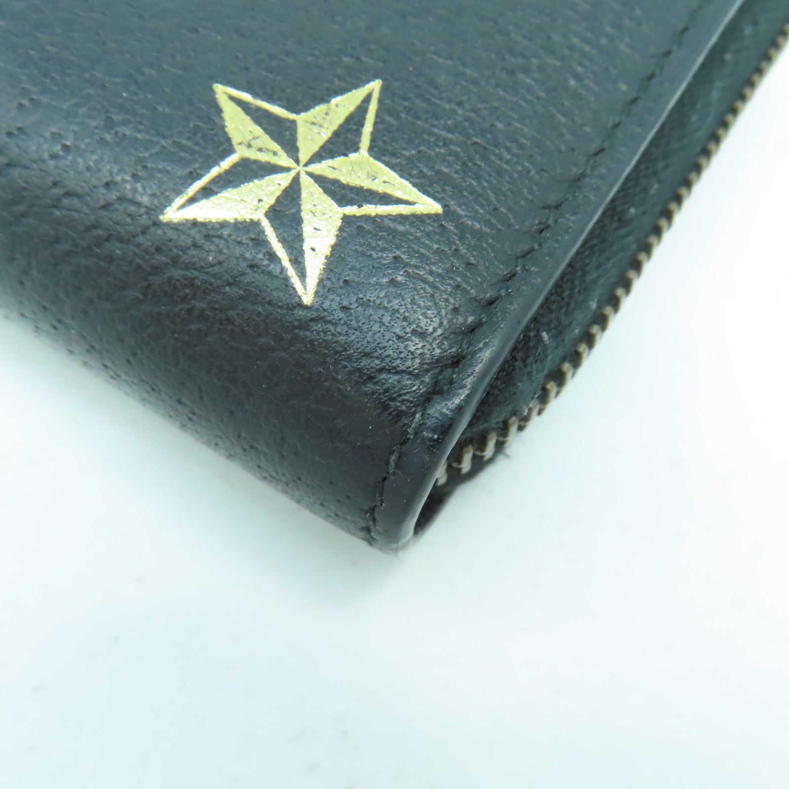 GUCCI 牛皮皮革Long Wallet金扣長錢包黑色