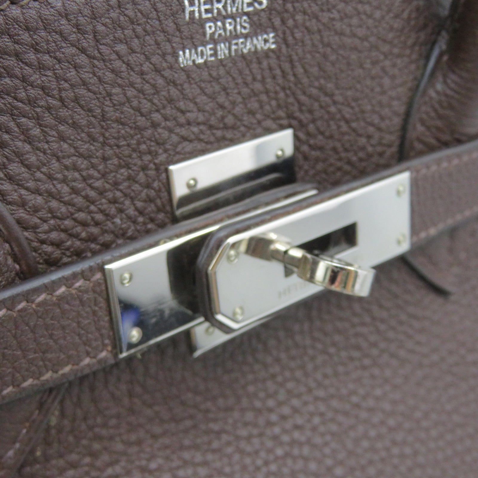 HERMES 【激減優惠】Togo皮革Birkin 35 Hand Bag手挽袋啡色