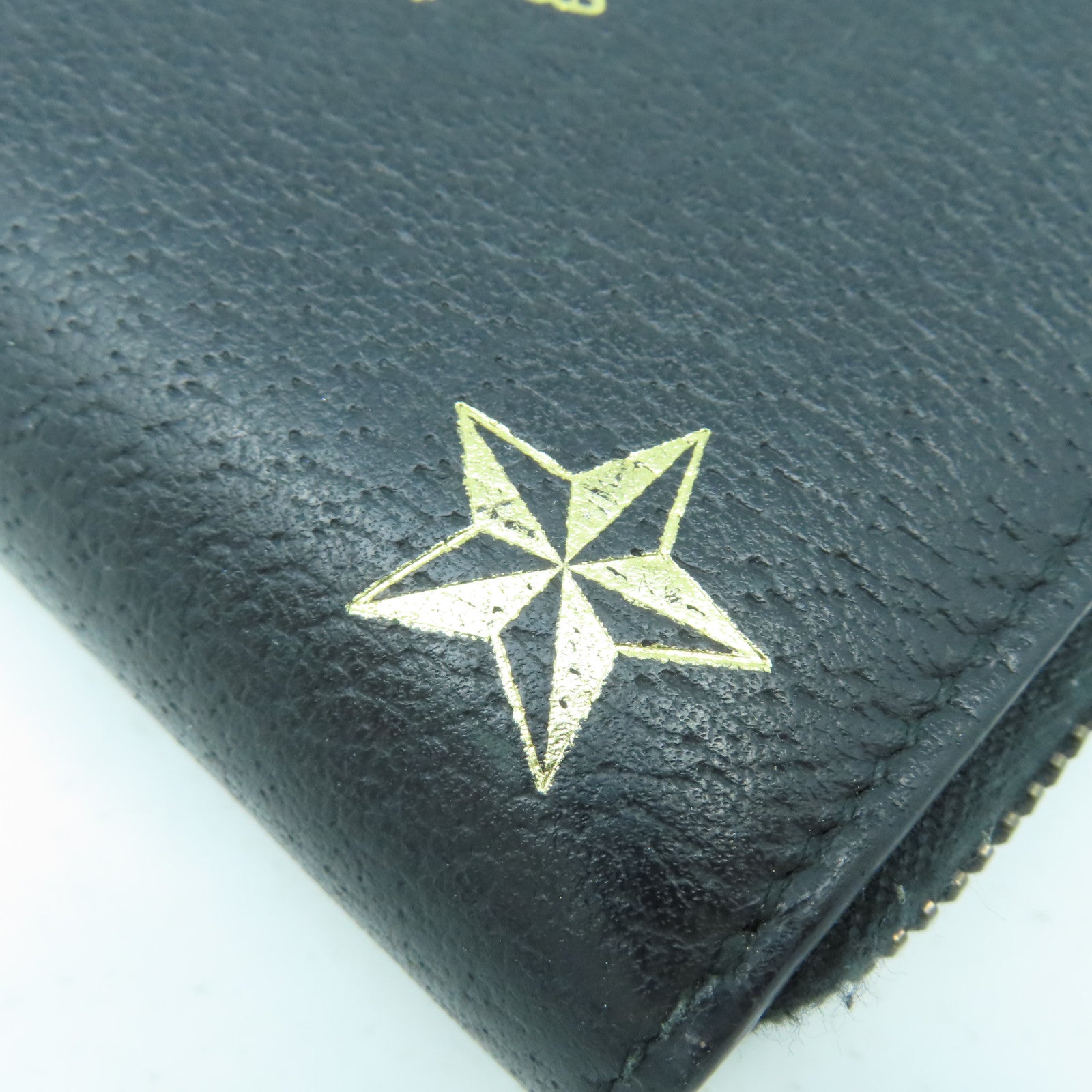 GUCCI 牛皮皮革Long Wallet金扣長錢包黑色