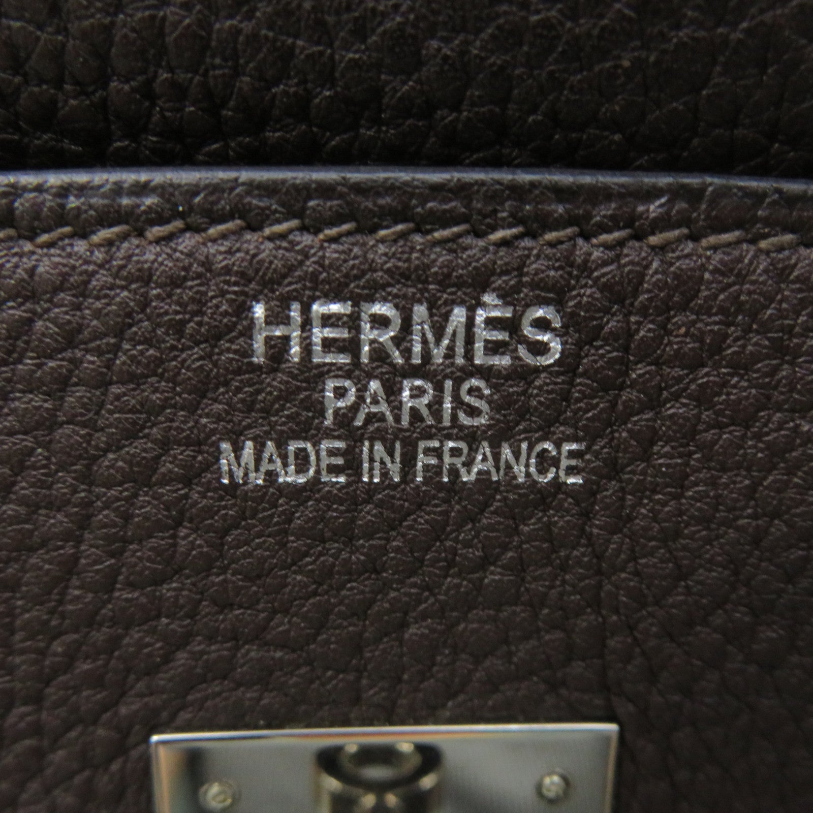 HERMES 【激減優惠】Togo皮革Birkin 35 Hand Bag手挽袋啡色