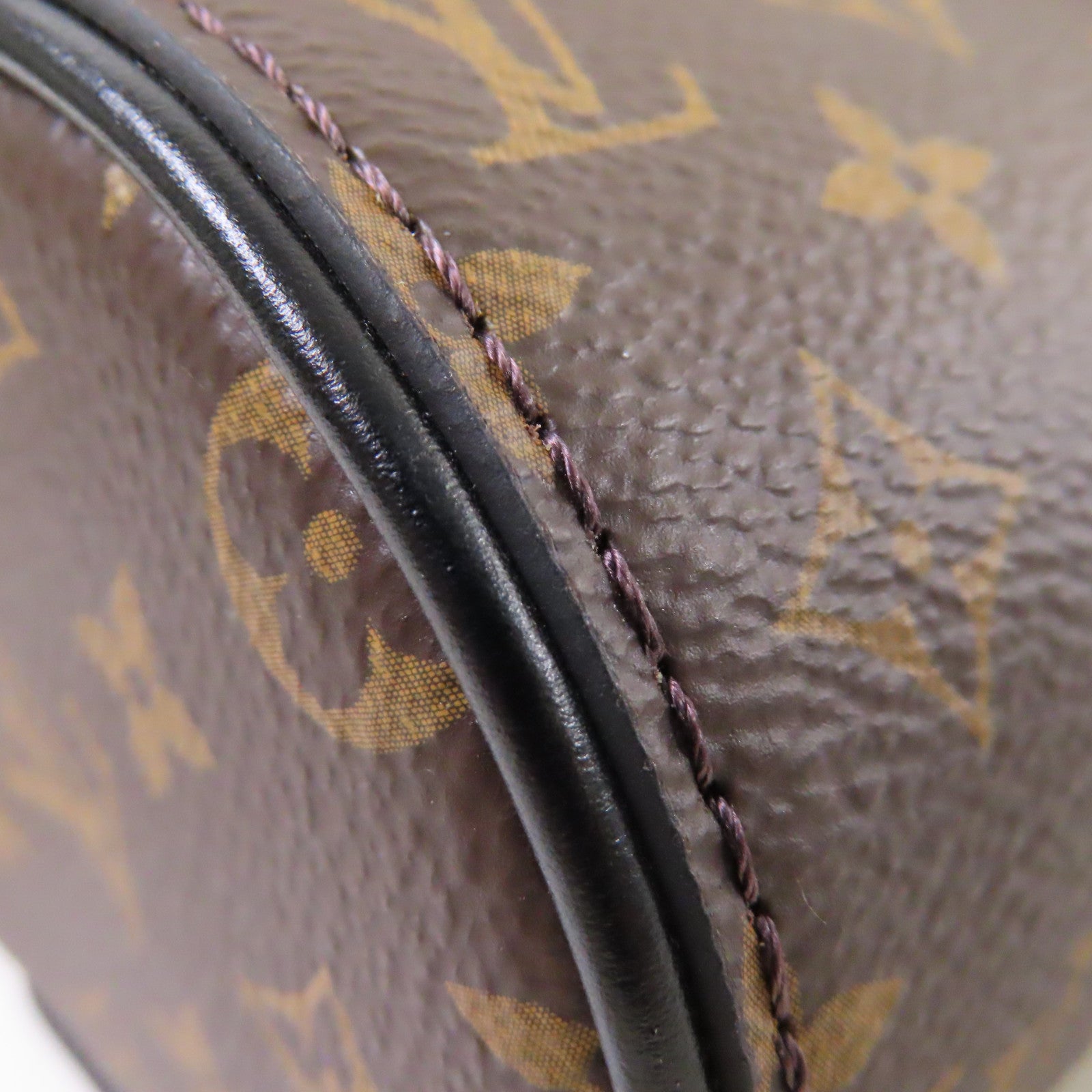 LOUIS VUITTON Monogram/Epi Glasses Case Shoulder Bag金扣鏈帶肩背袋啡色/啡色