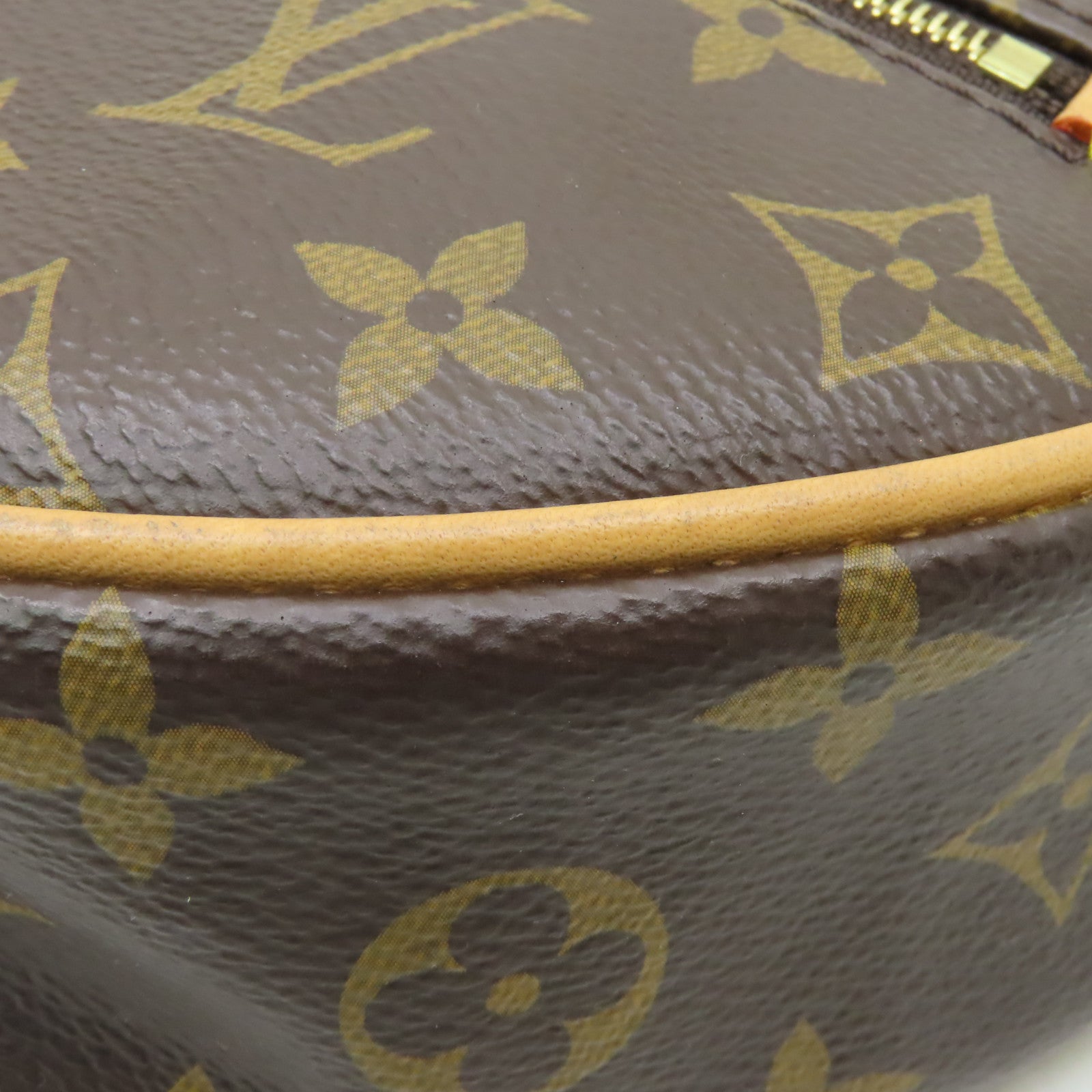 LOUIS VUITTON Monogram Loop金扣手挽肩背兩用袋棕色