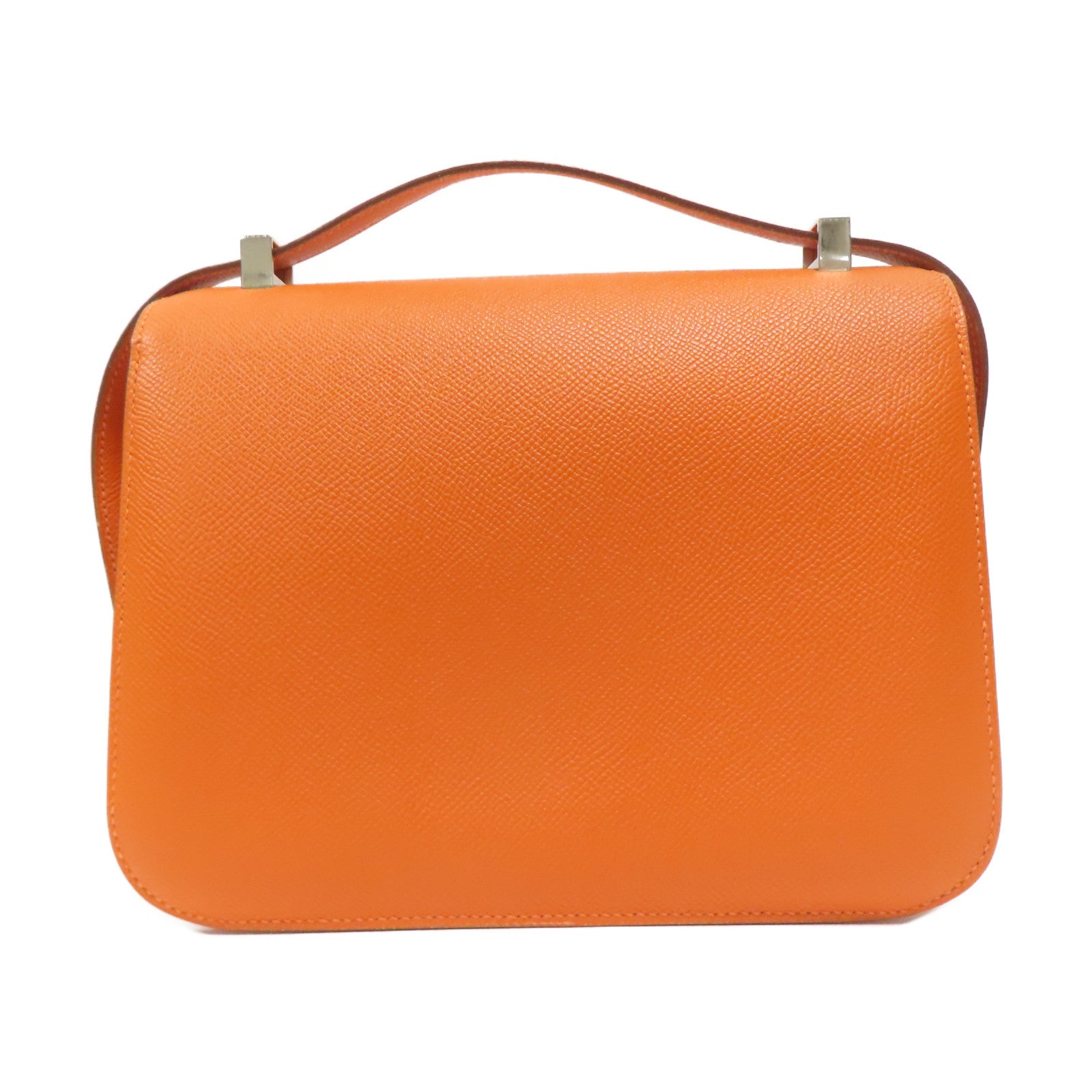 HERMES Veau Epsom皮革Constance 24銀扣肩背袋