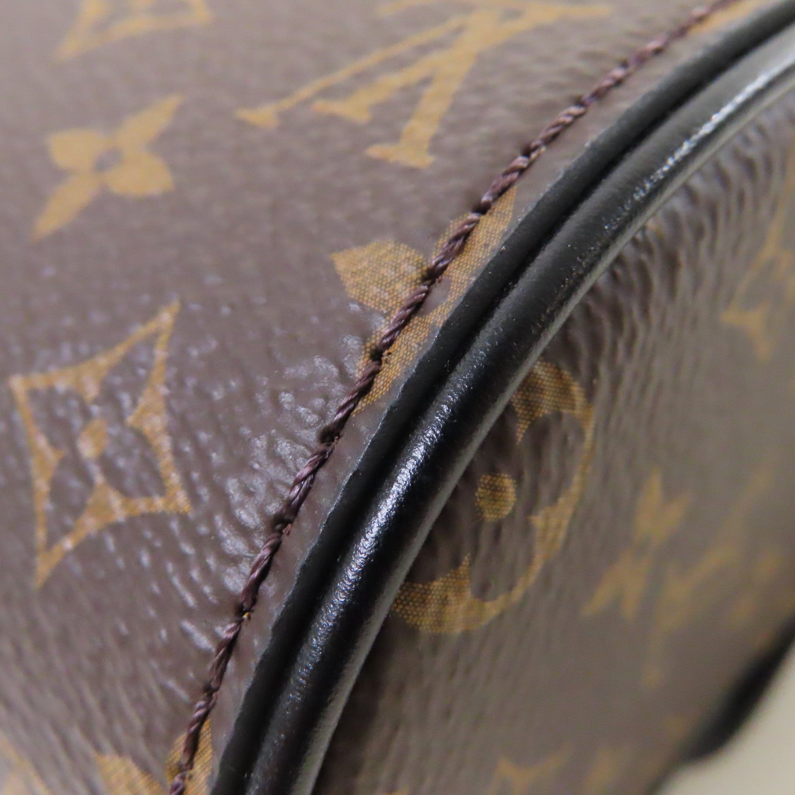 LOUIS VUITTON Monogram/Epi Glasses Case Shoulder Bag金扣鏈帶肩背袋啡色/啡色