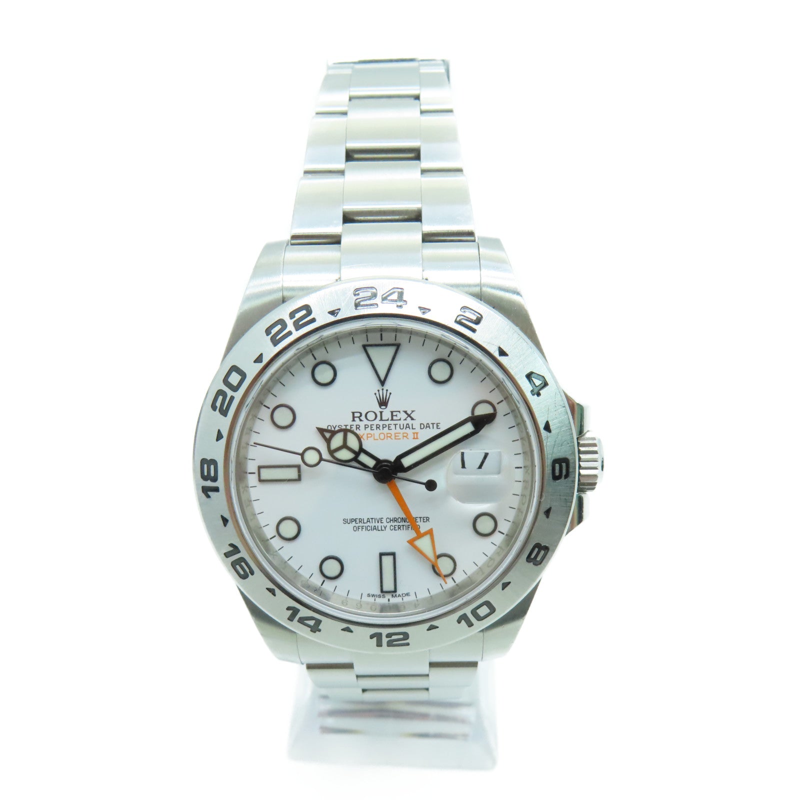ROLEX Explorer II Automatic Watch Stainless Steel Watch Automatic Movement White